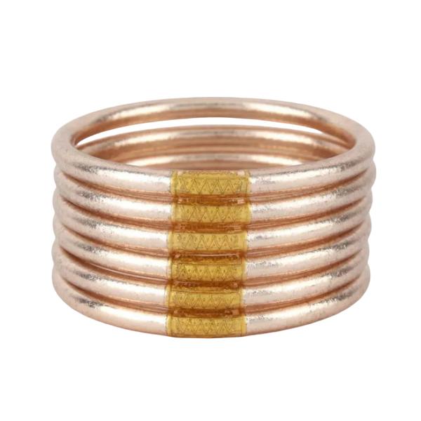 Champagne Bangle Bracelet Set