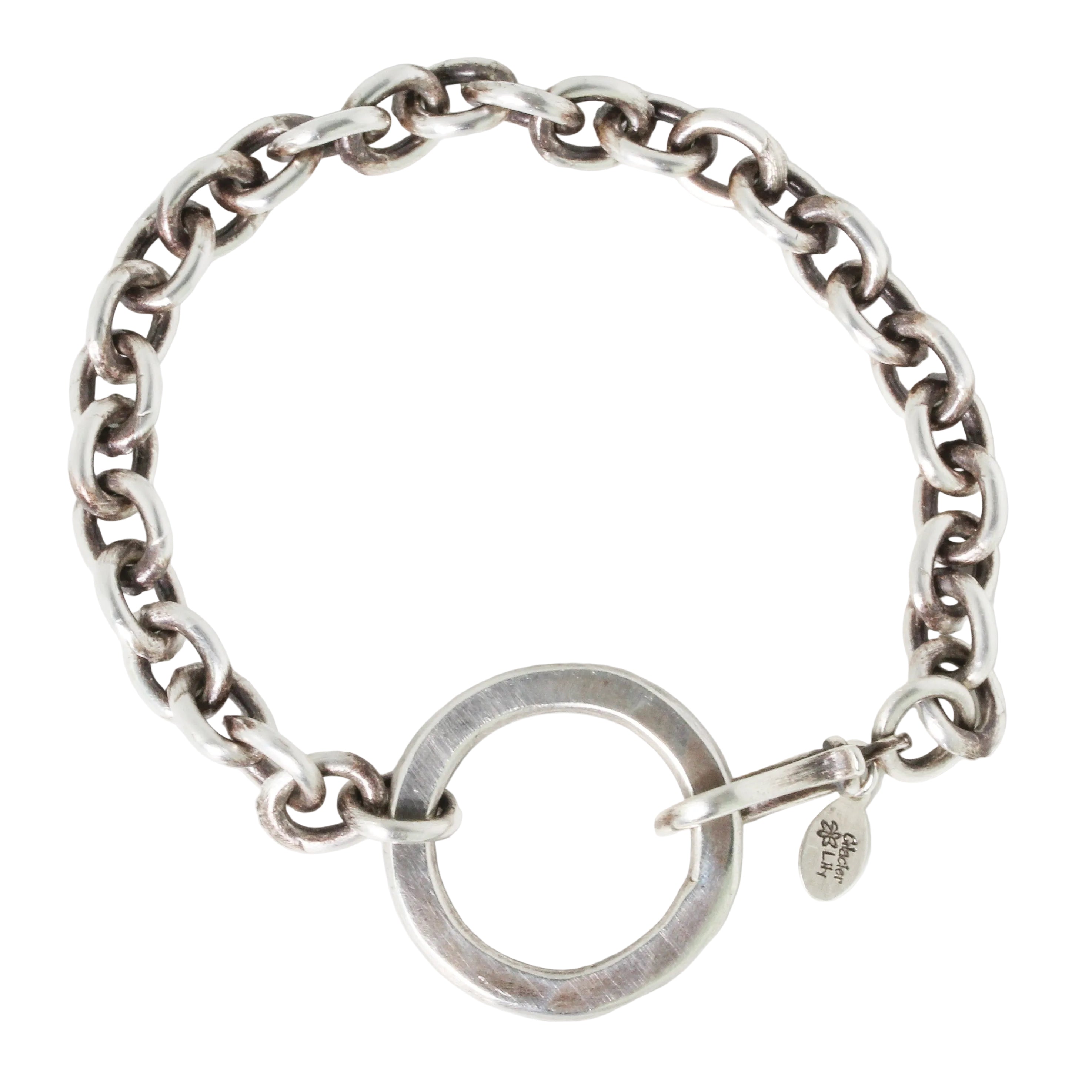 Circle + Chain Link Bracelet