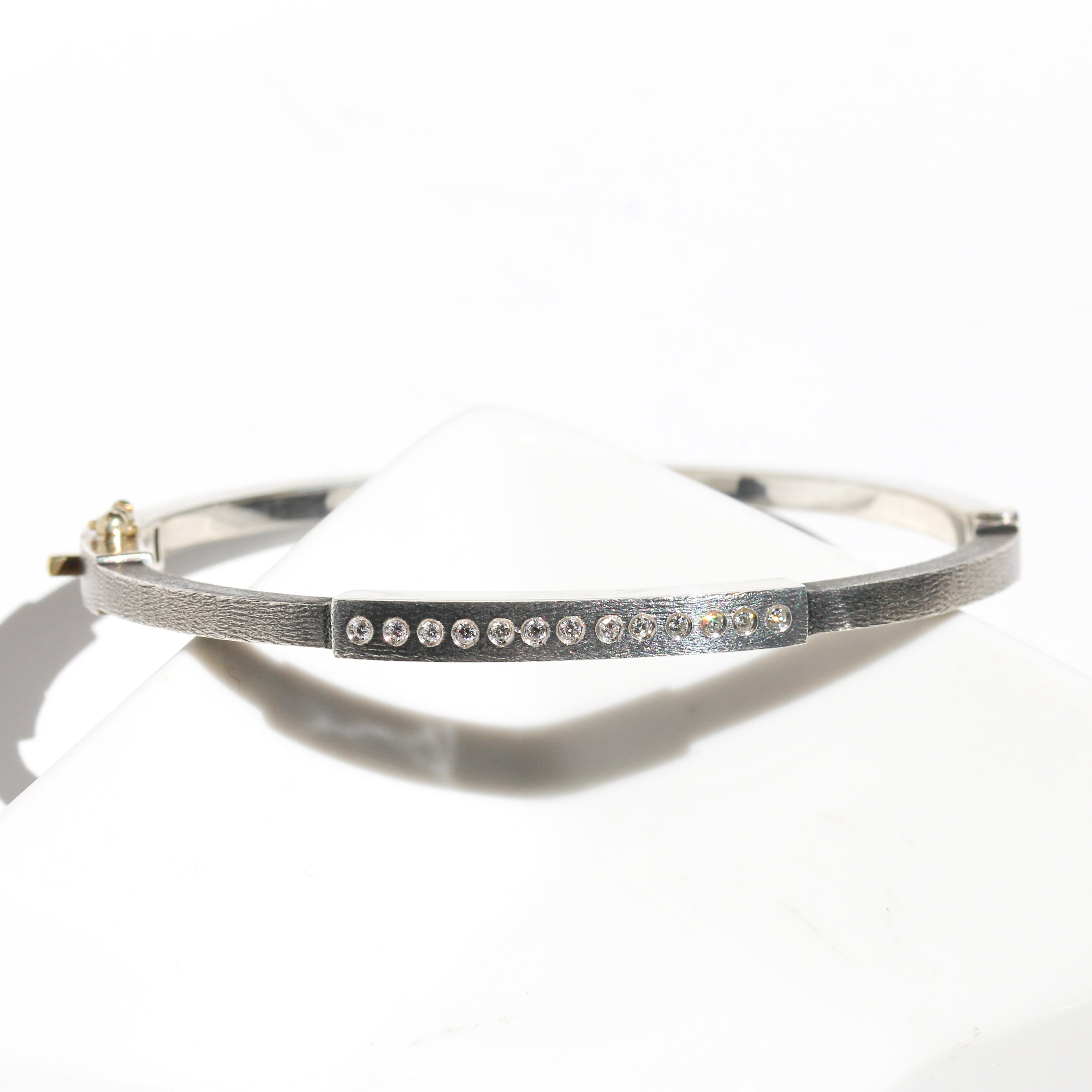 Diana 13 Diamond Silver Bracelet-Rene Escobar