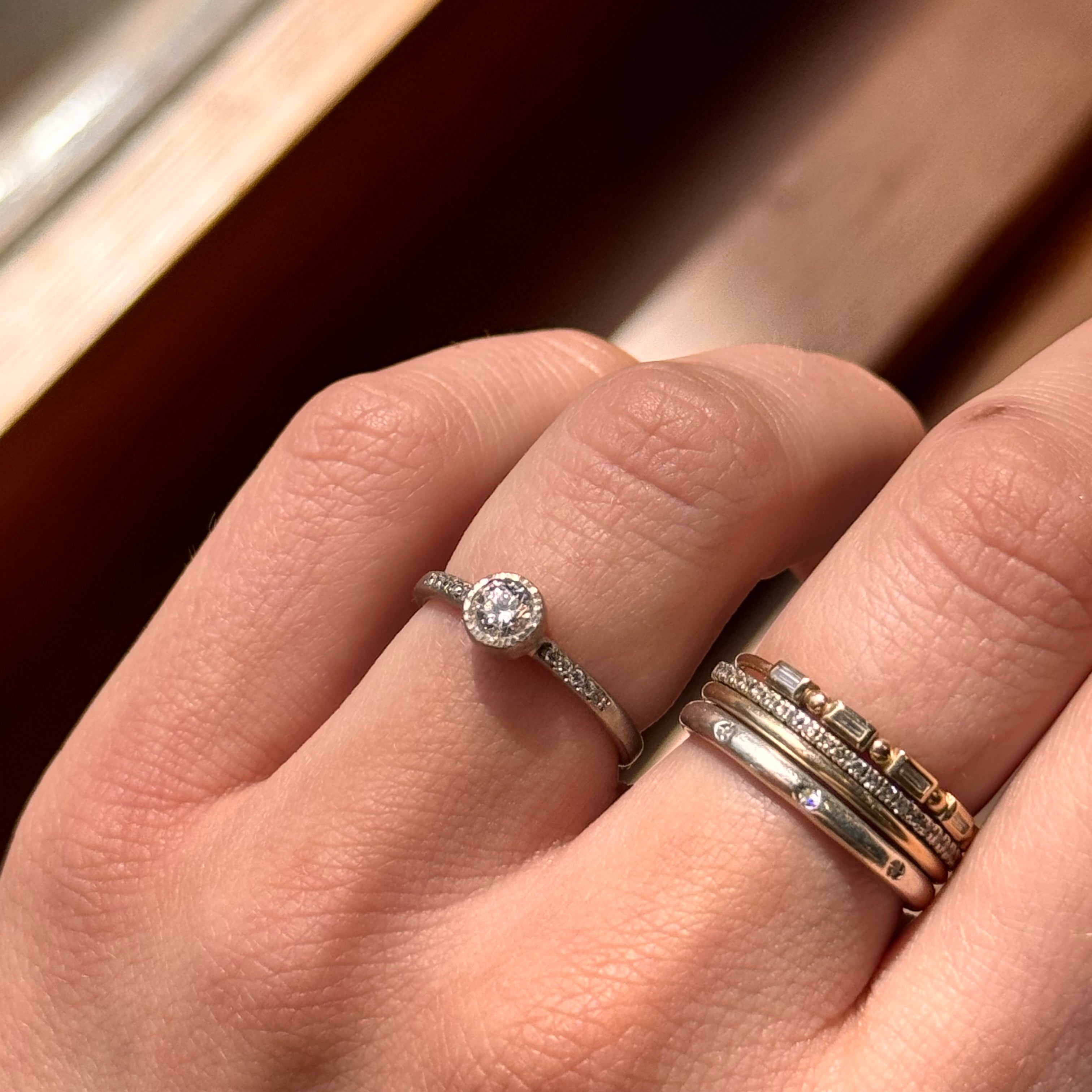 Brilliant Round Diamond Ring