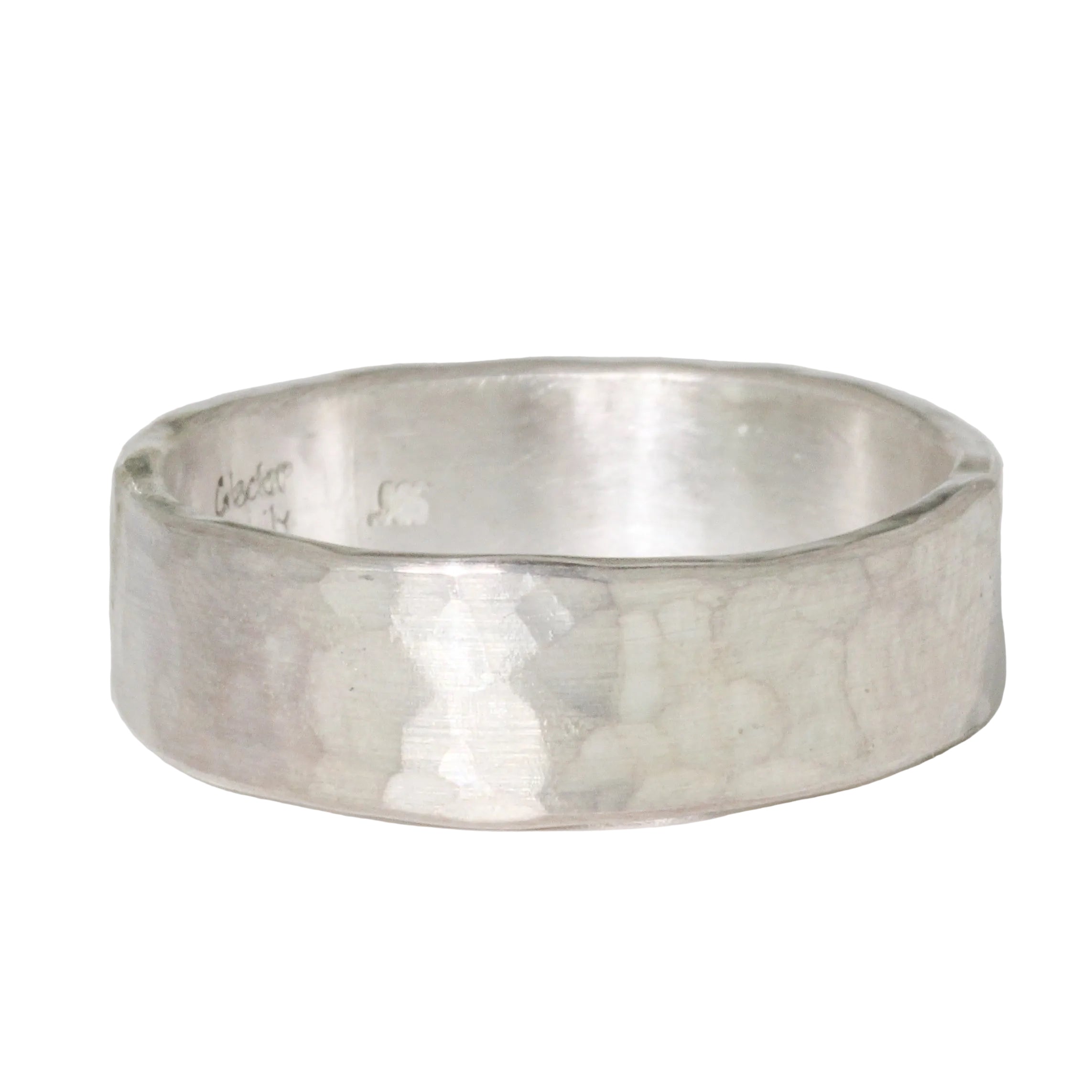 Dimple Band Ring 7mm