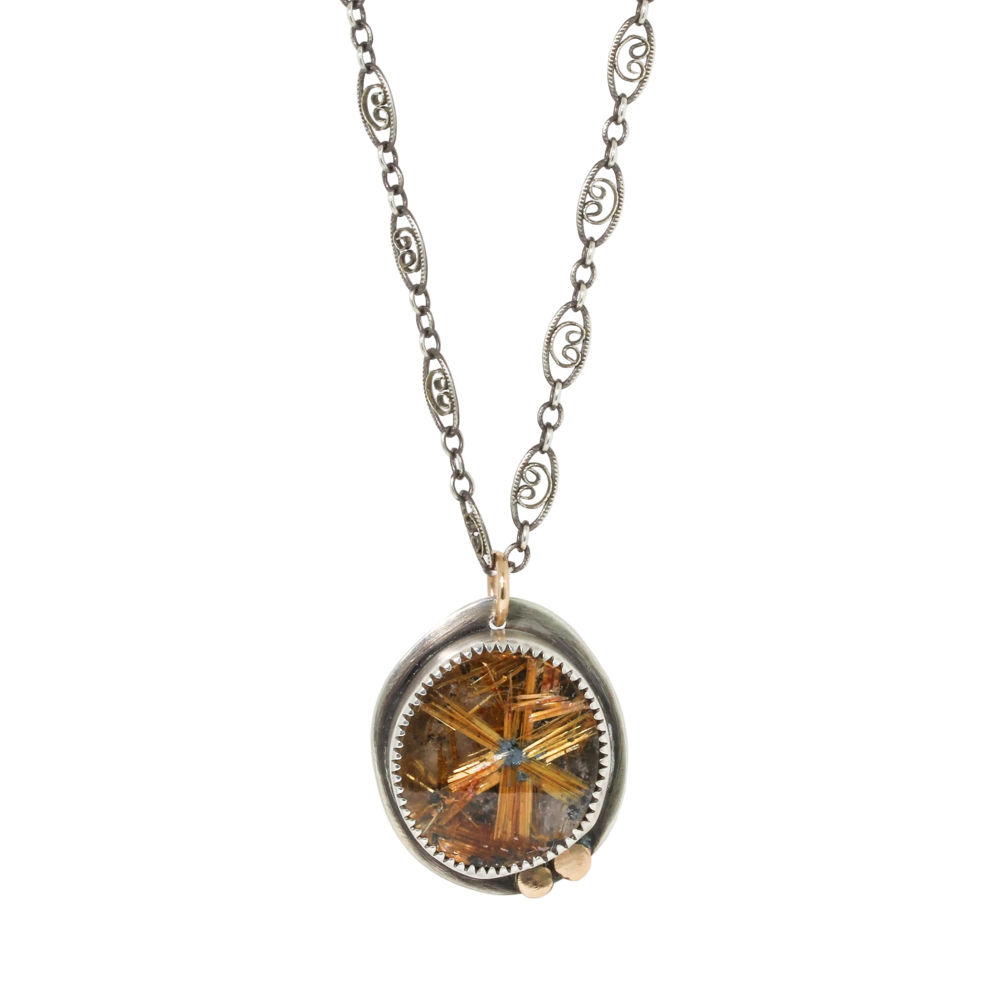 Star Rutile Quartz Necklace