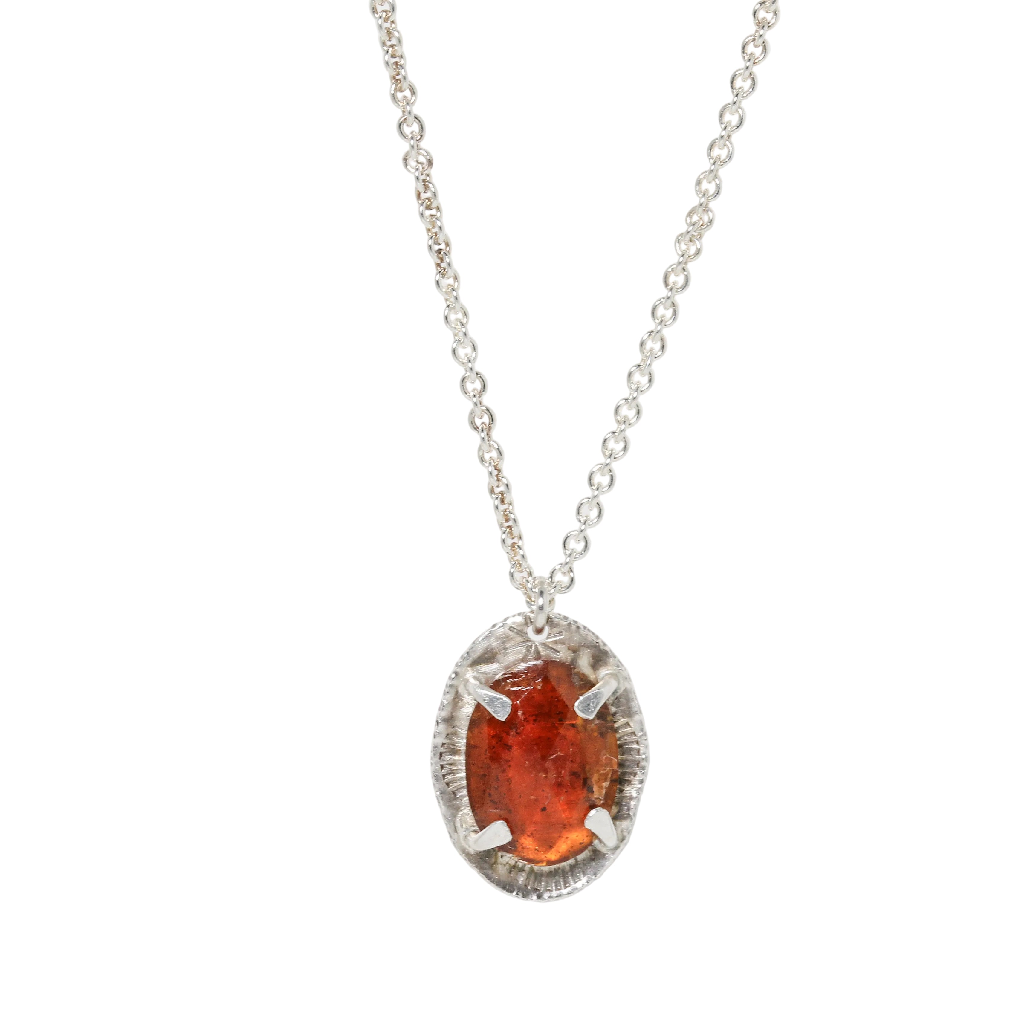 Orange Kyanite Necklace