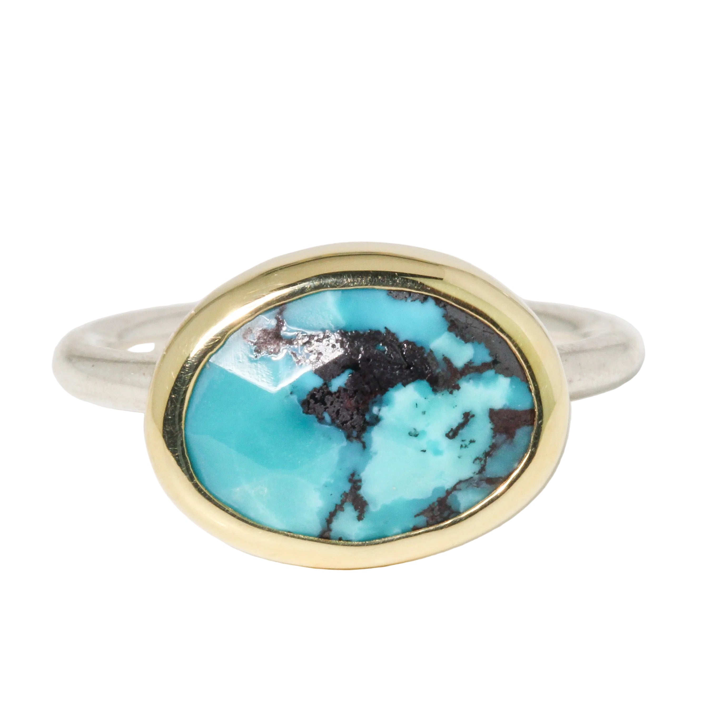 Faceted Turquoise Ring