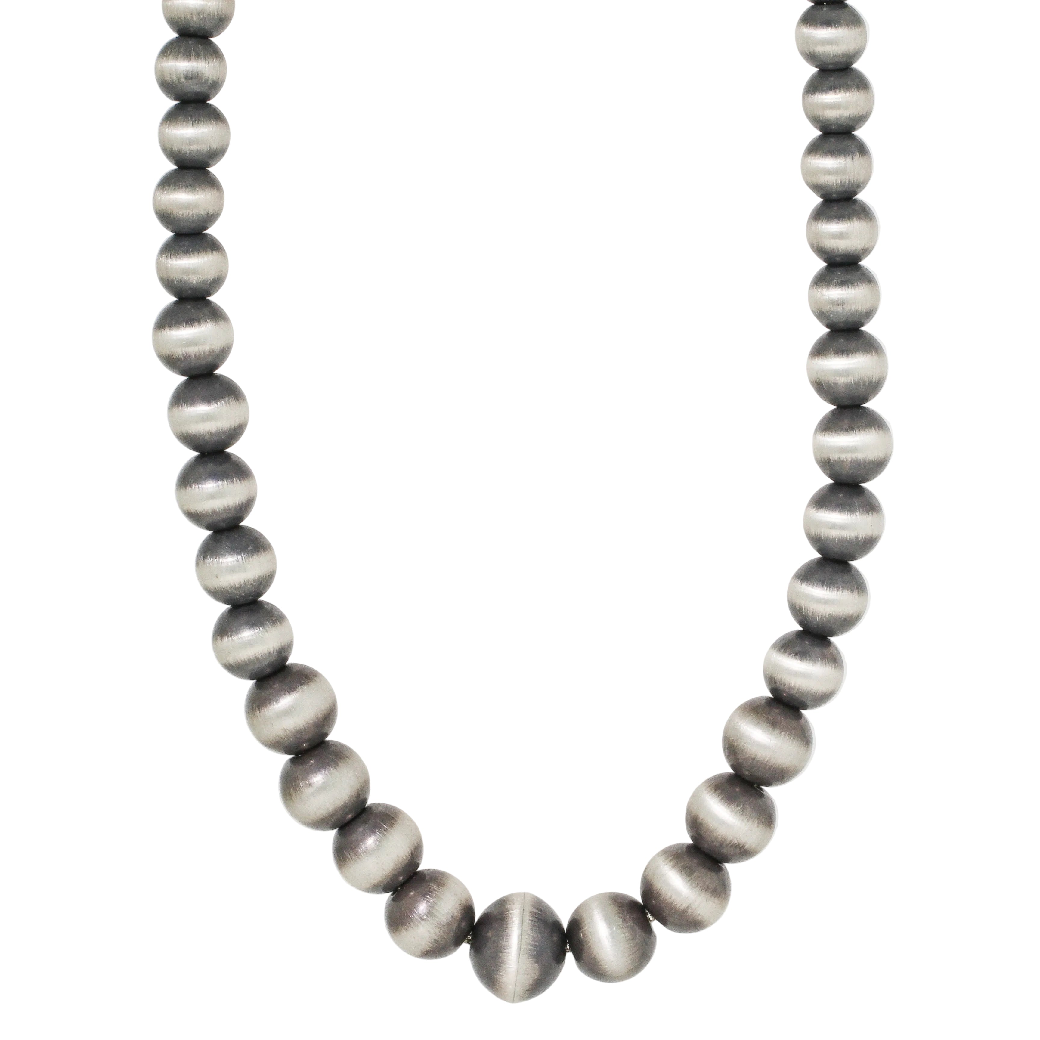 Long Graduated Navajo Pearl Strand Necklace