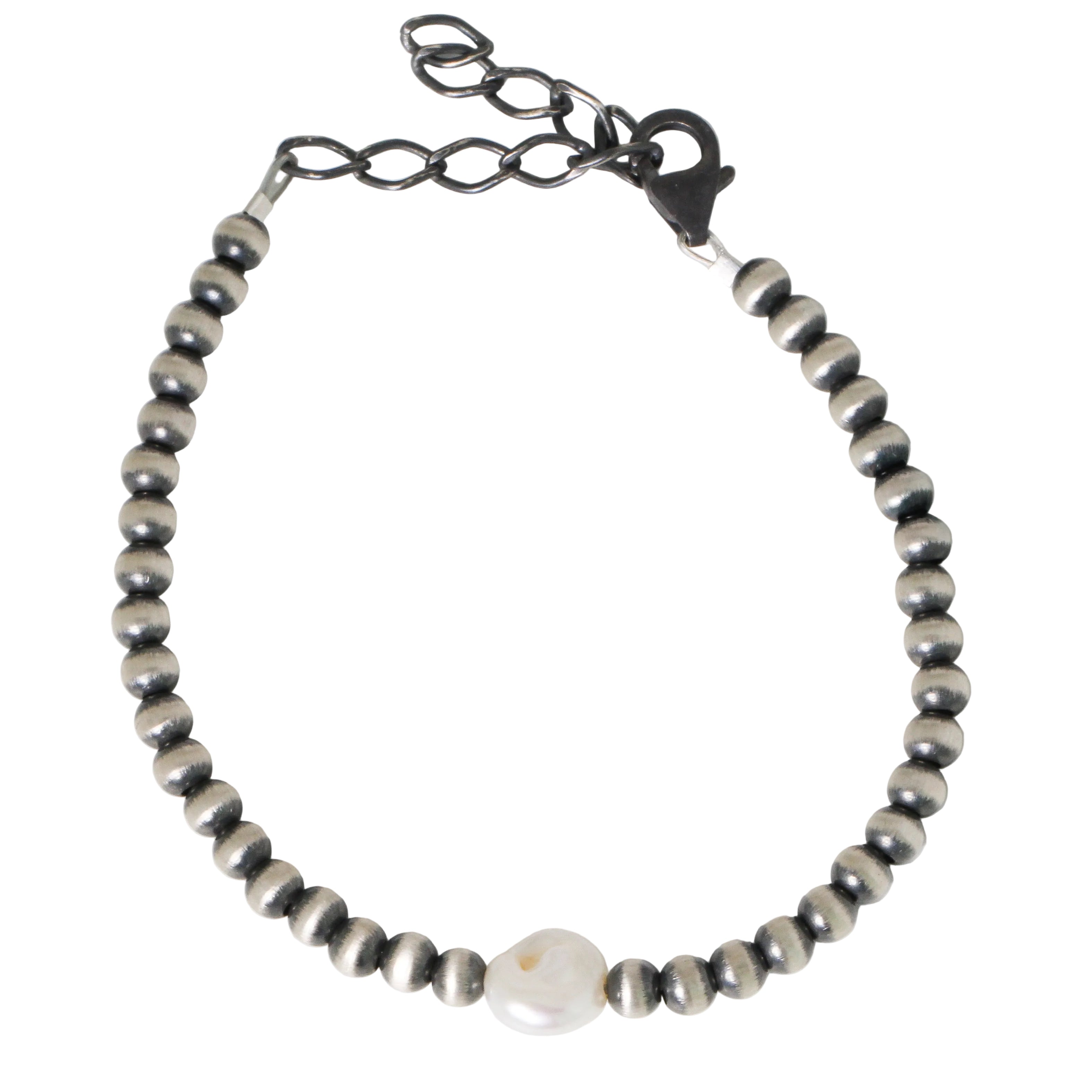 Navajo Pearl + Pearl Bracelet