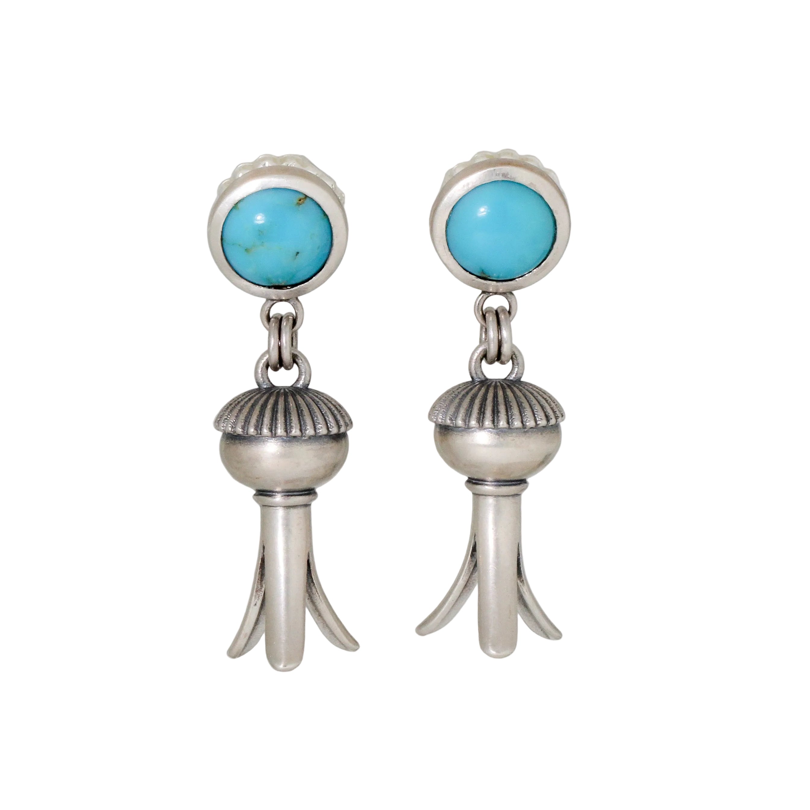 Dennis Hogan Mini Squash Turquoise Earrings