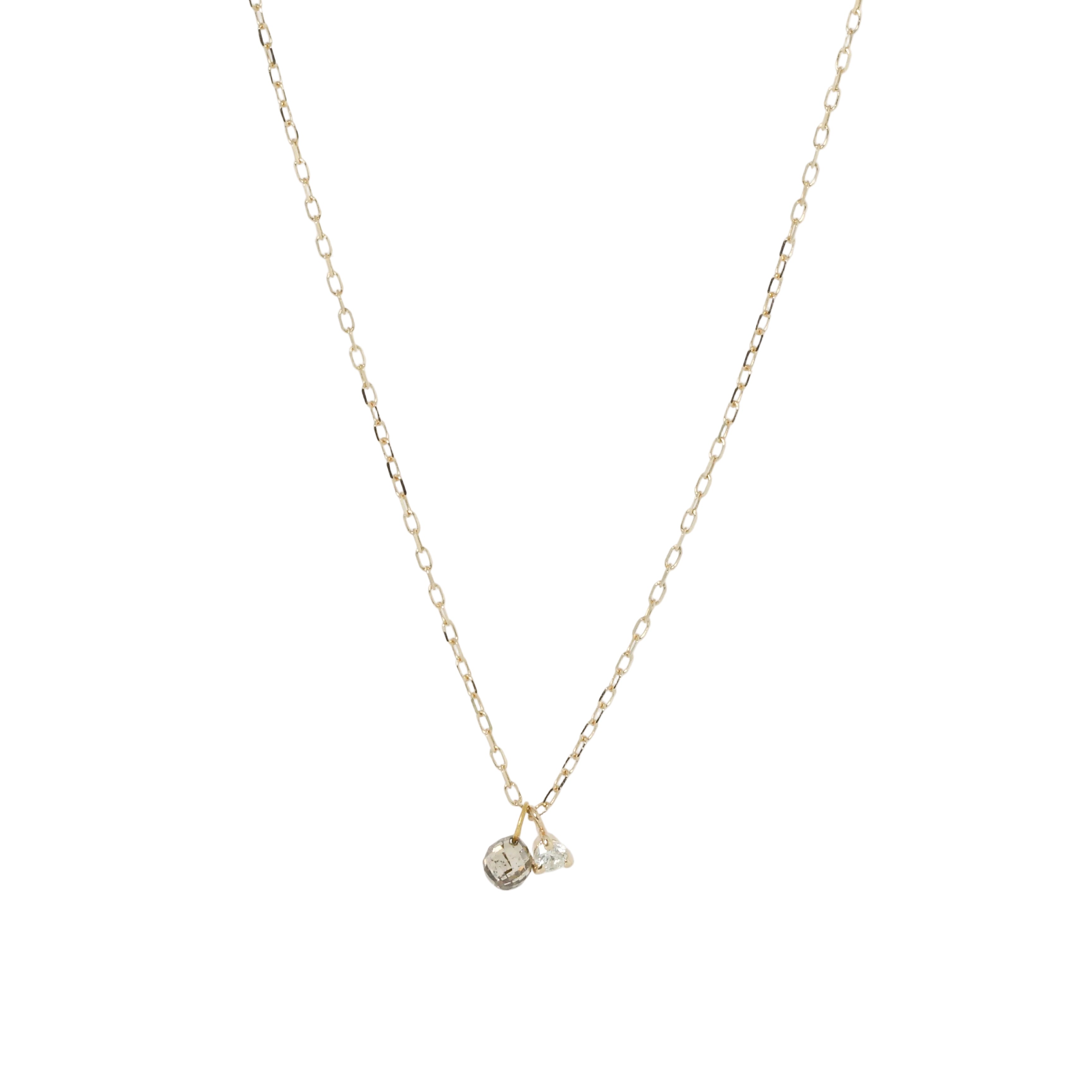 Mini Duo Diamond Necklace