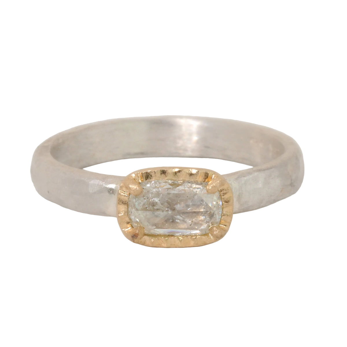 .43ct Elongated Rosecut Diamond Ring