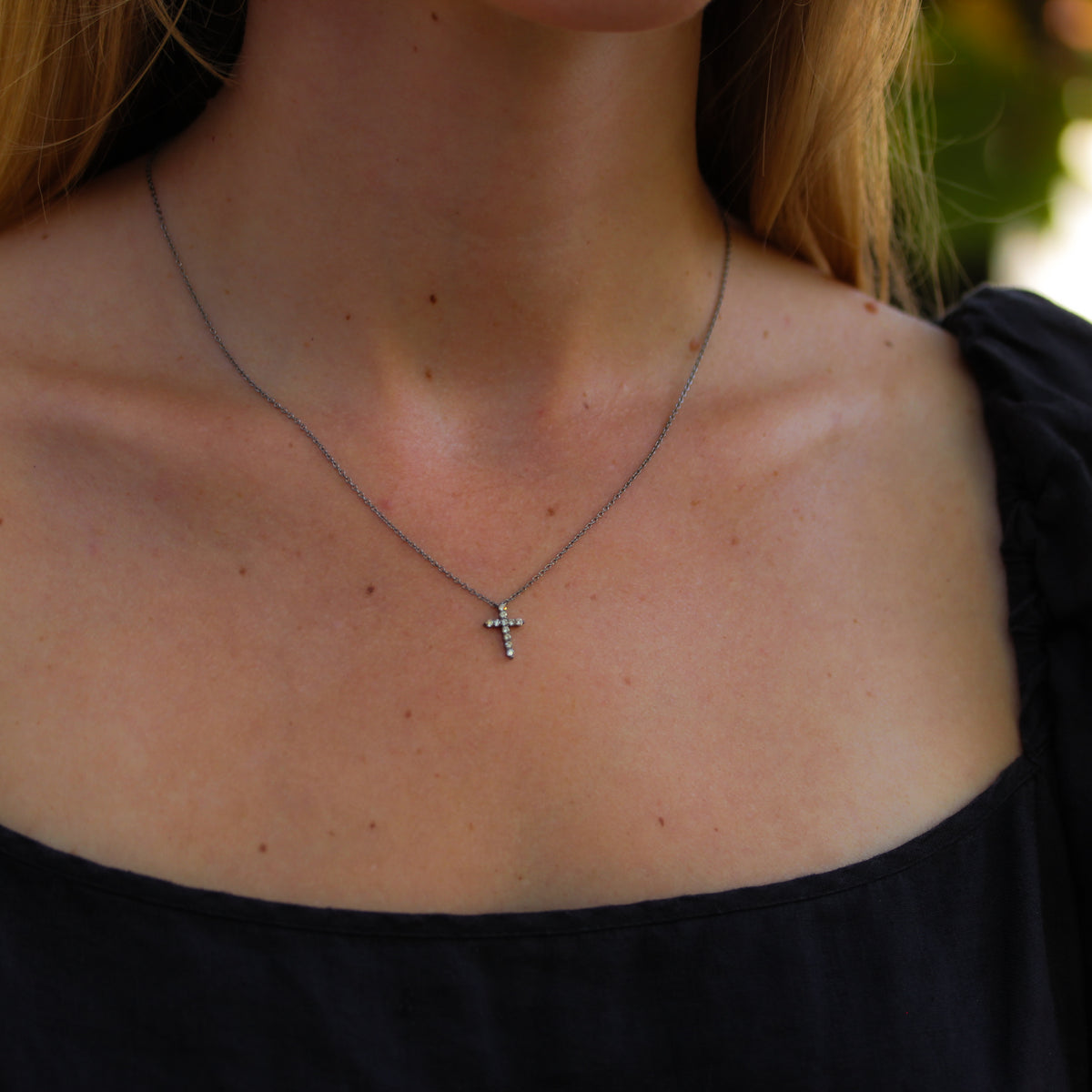 Diamond Cross Necklace