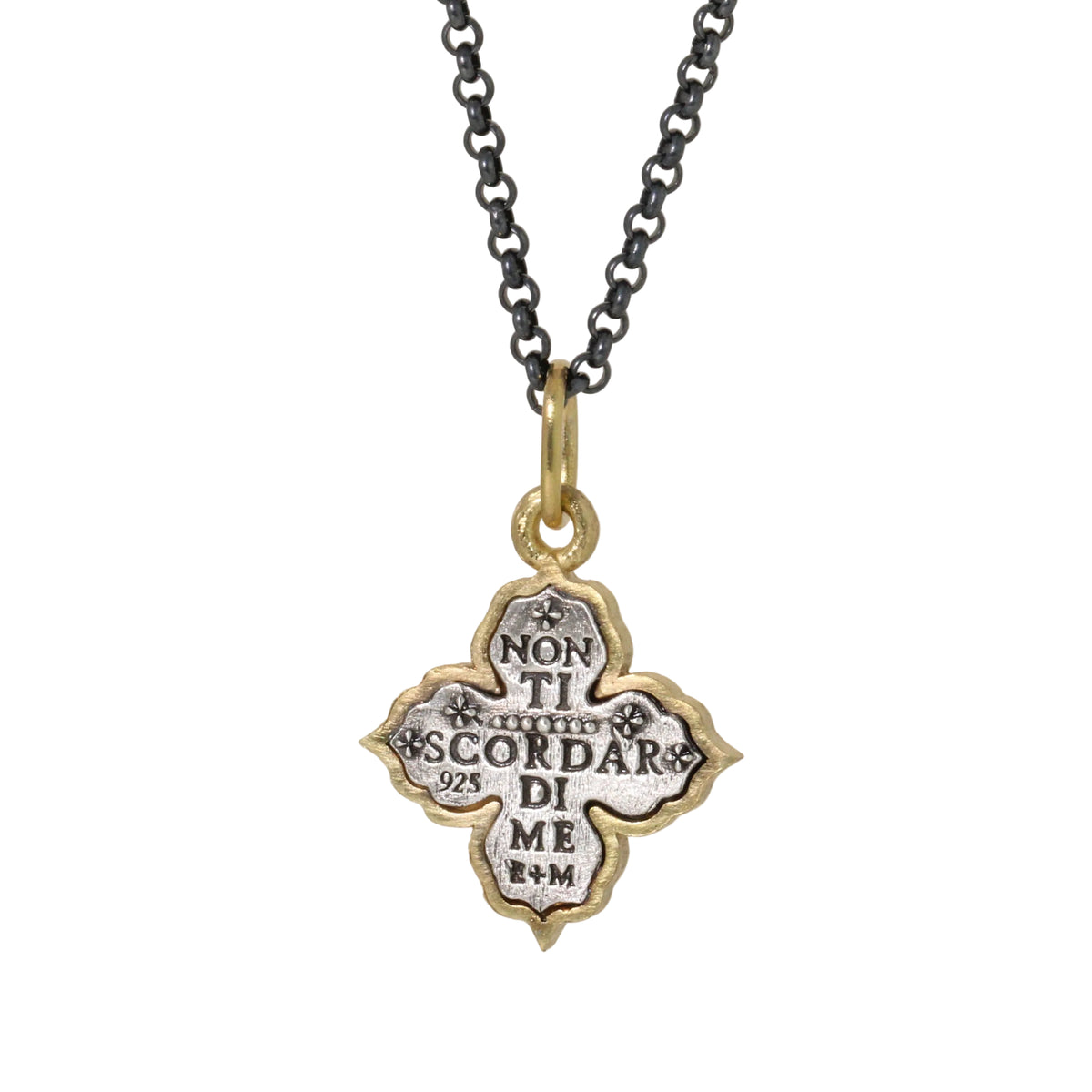 Baby Diamond Ruche “Forget Me Not” Charm