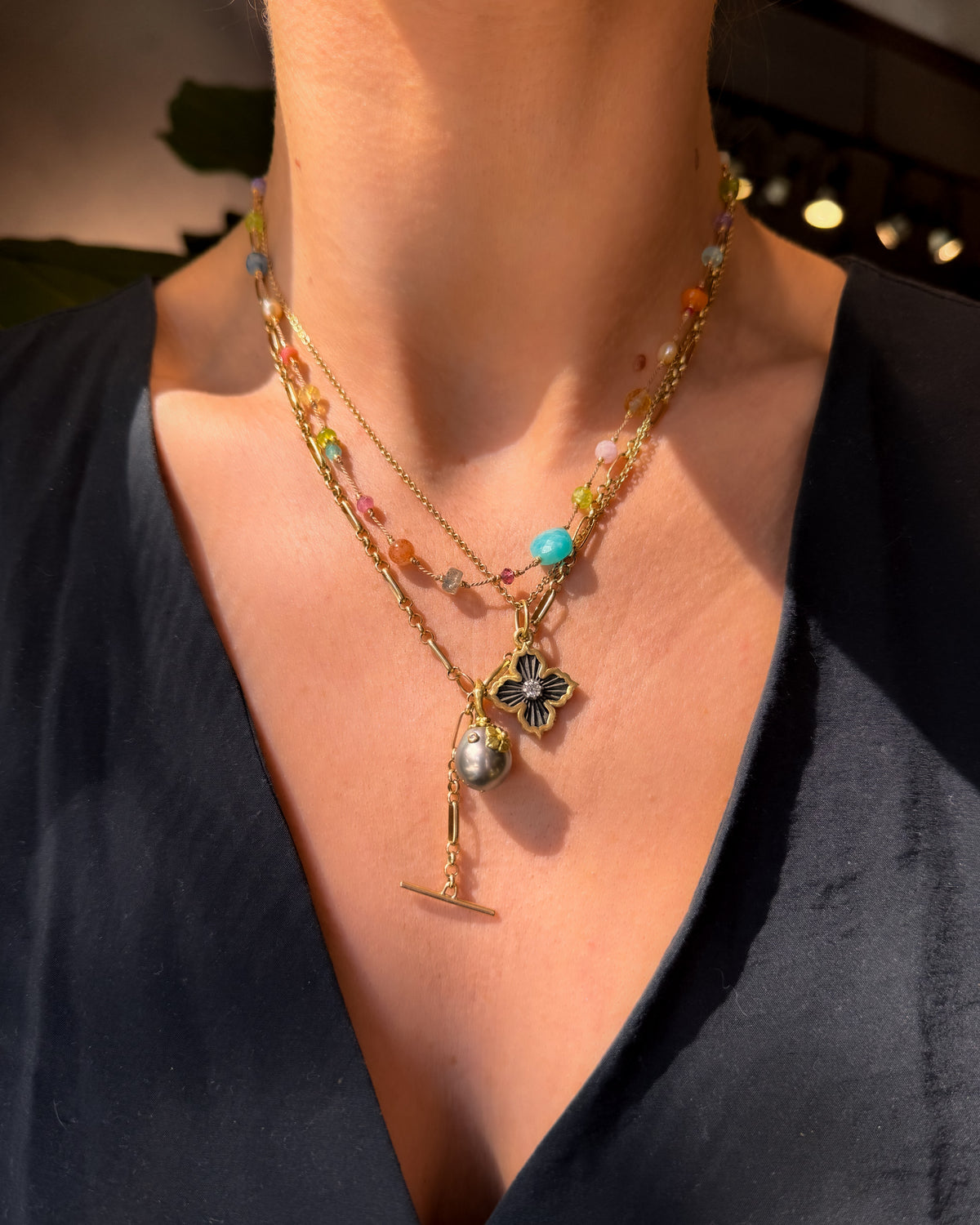 Confetti Bright Gemstone Necklace