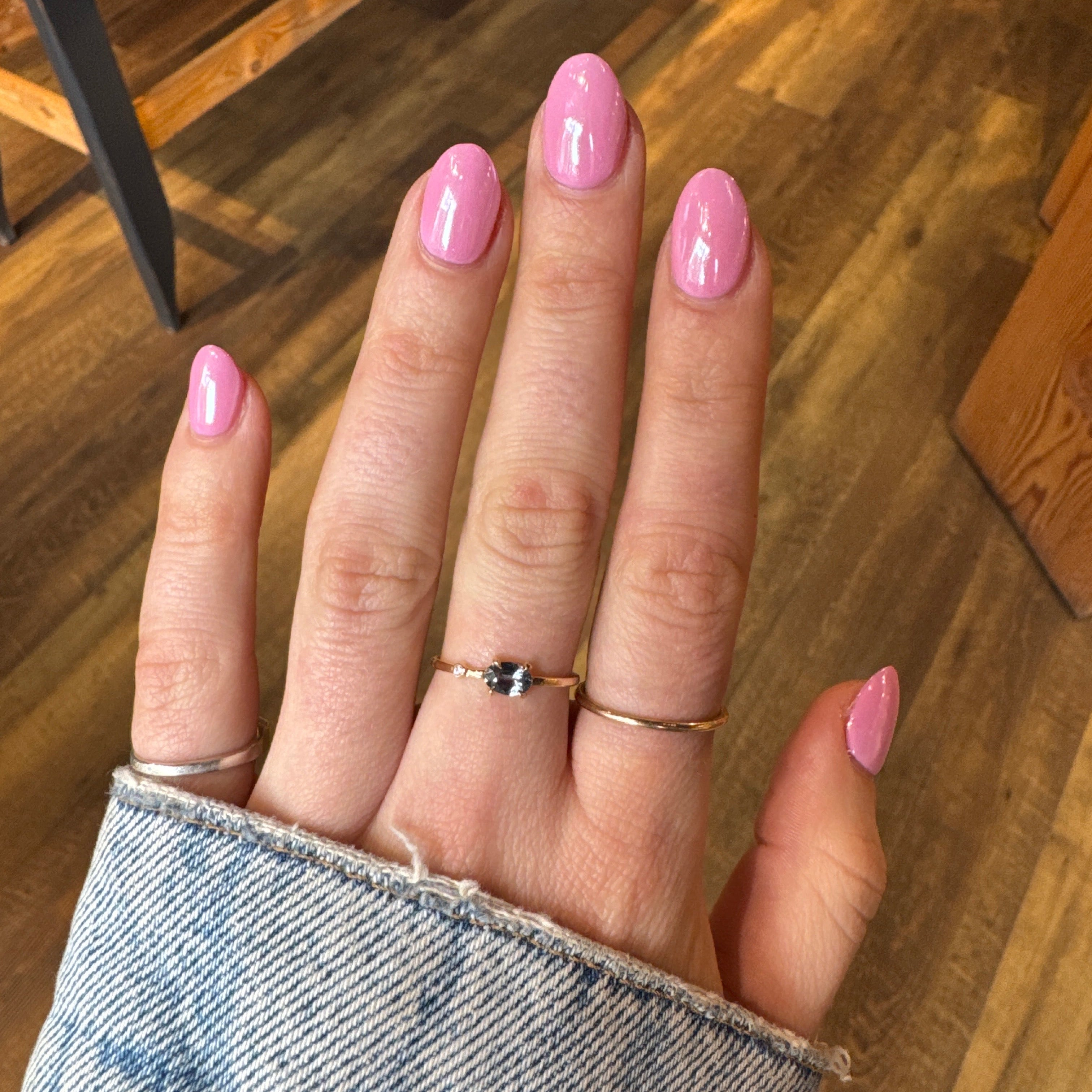 Blue Spinel Wink Ring-Petite Baleine