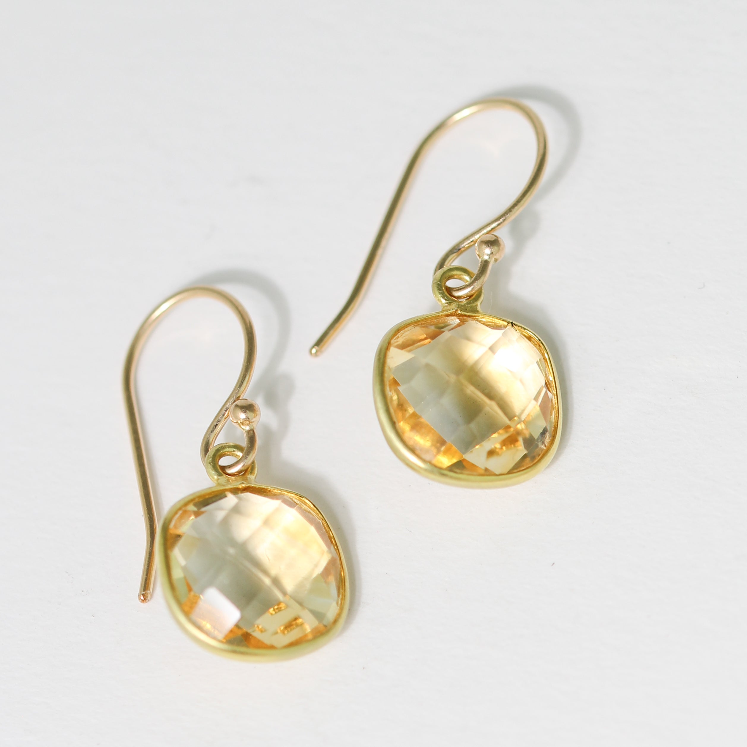 Citrine Earrings-Margaret Solow