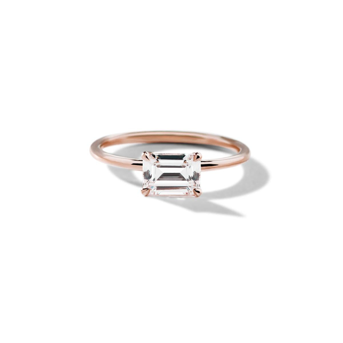 East-West Pixie Engagement Ring-Unbridaled Collective