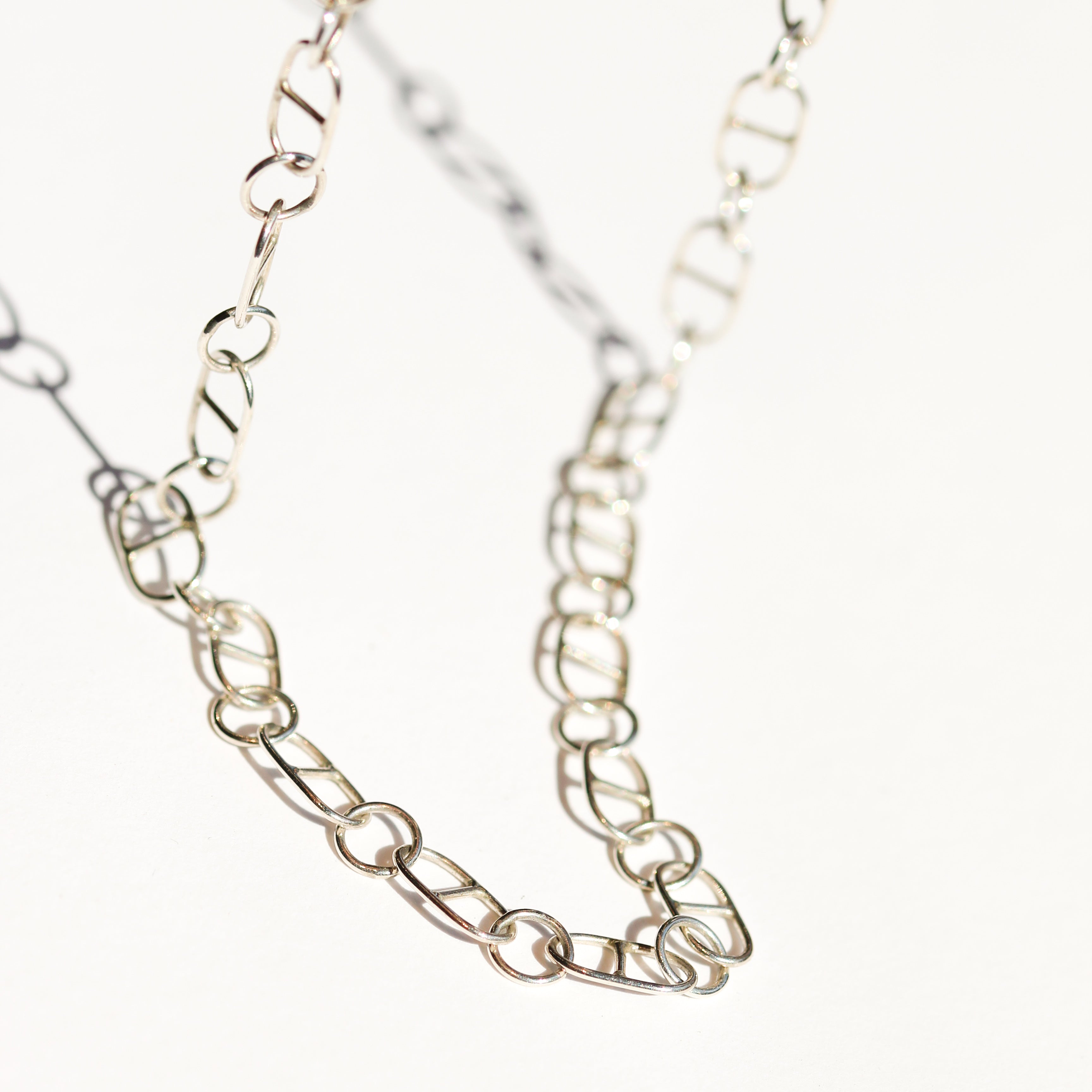 Handmade Anchor Chain Necklace-Melissa Joy Manning