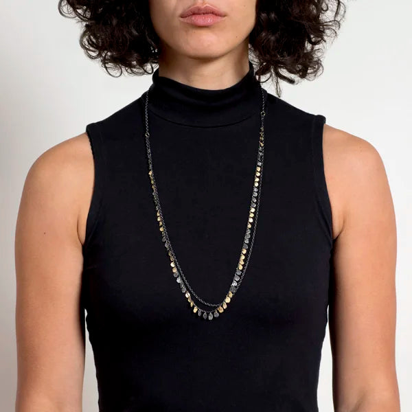 Long Double Chain Kelp Necklace-Sarah McGuire