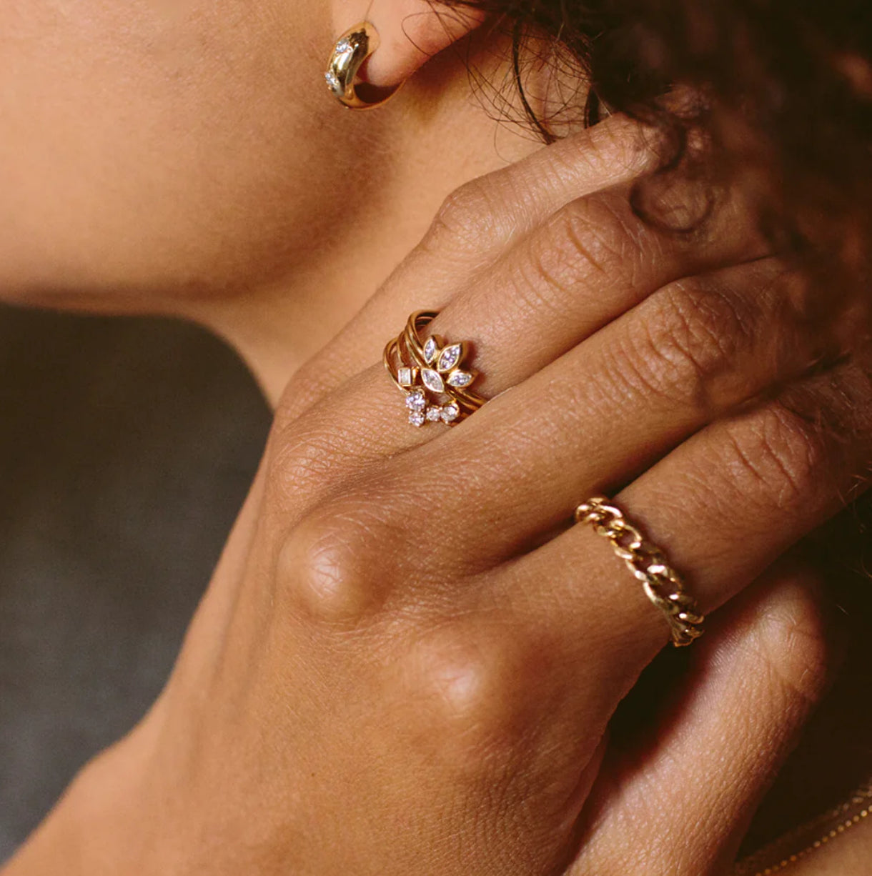 Marquis Diamond Ring-Zoë Chicco