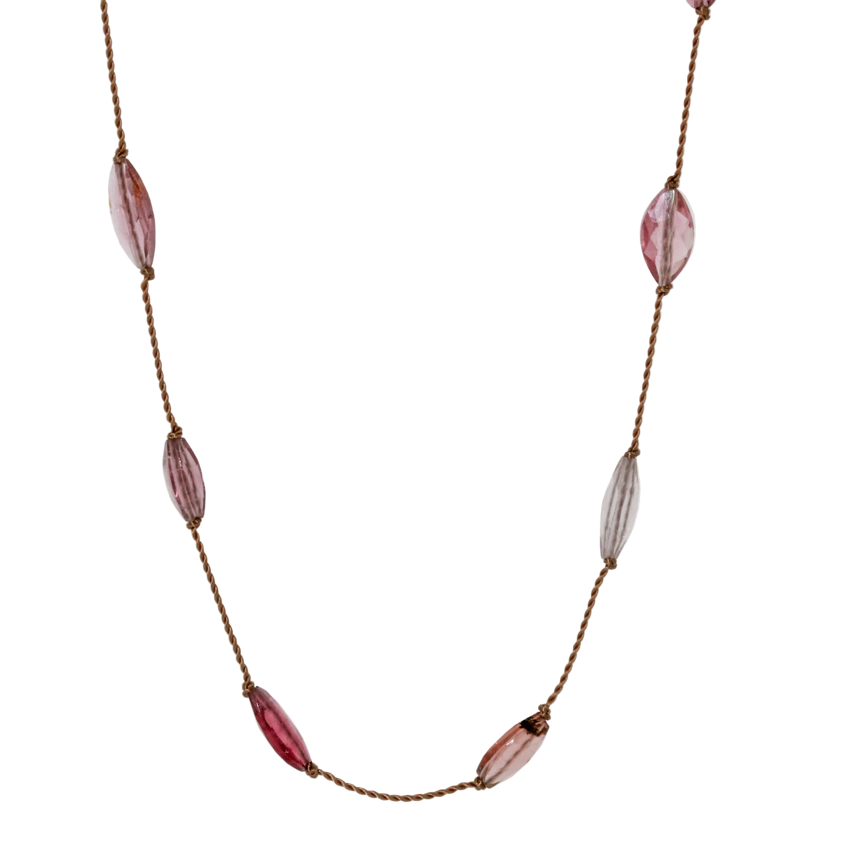 Pink Tourmaline Necklace-Margaret Solow