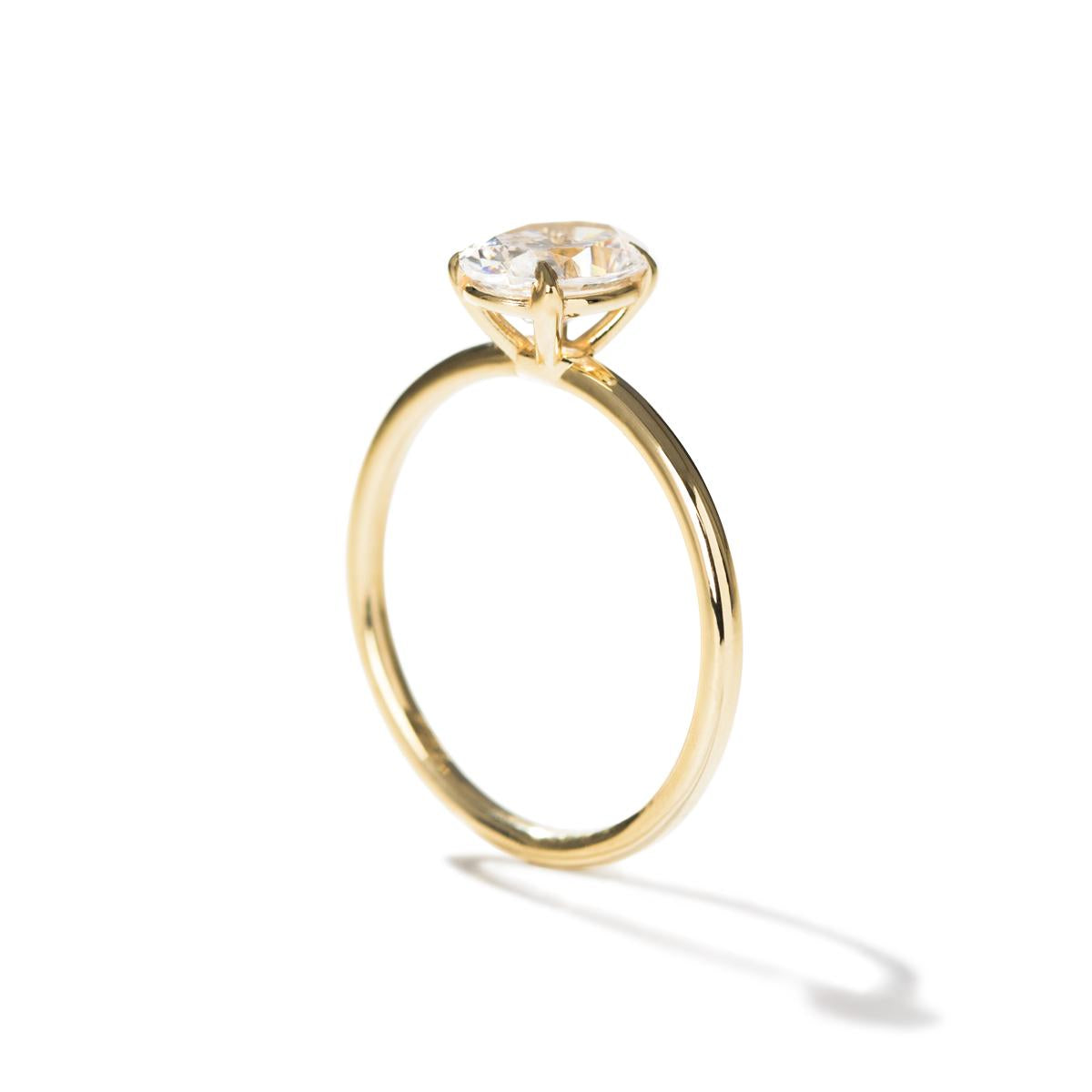Solitaire Diamond Engagement Ring-Unbridaled Collective
