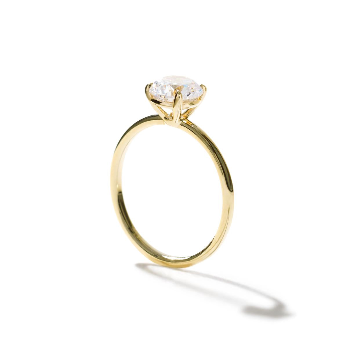 Solitaire Diamond Engagement Ring-Unbridaled Collective