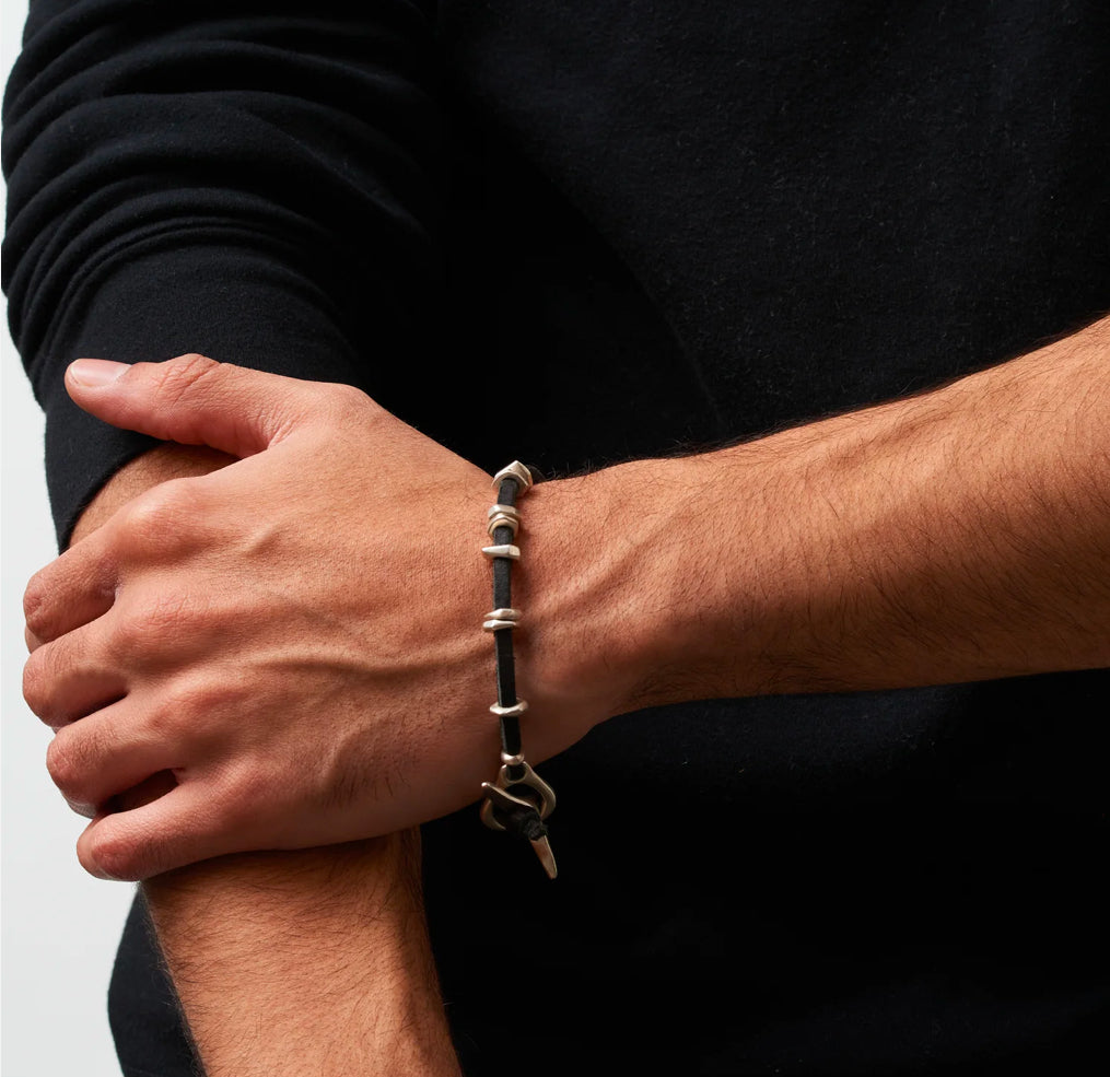 Torch Leather Bracelet-Jill Platner