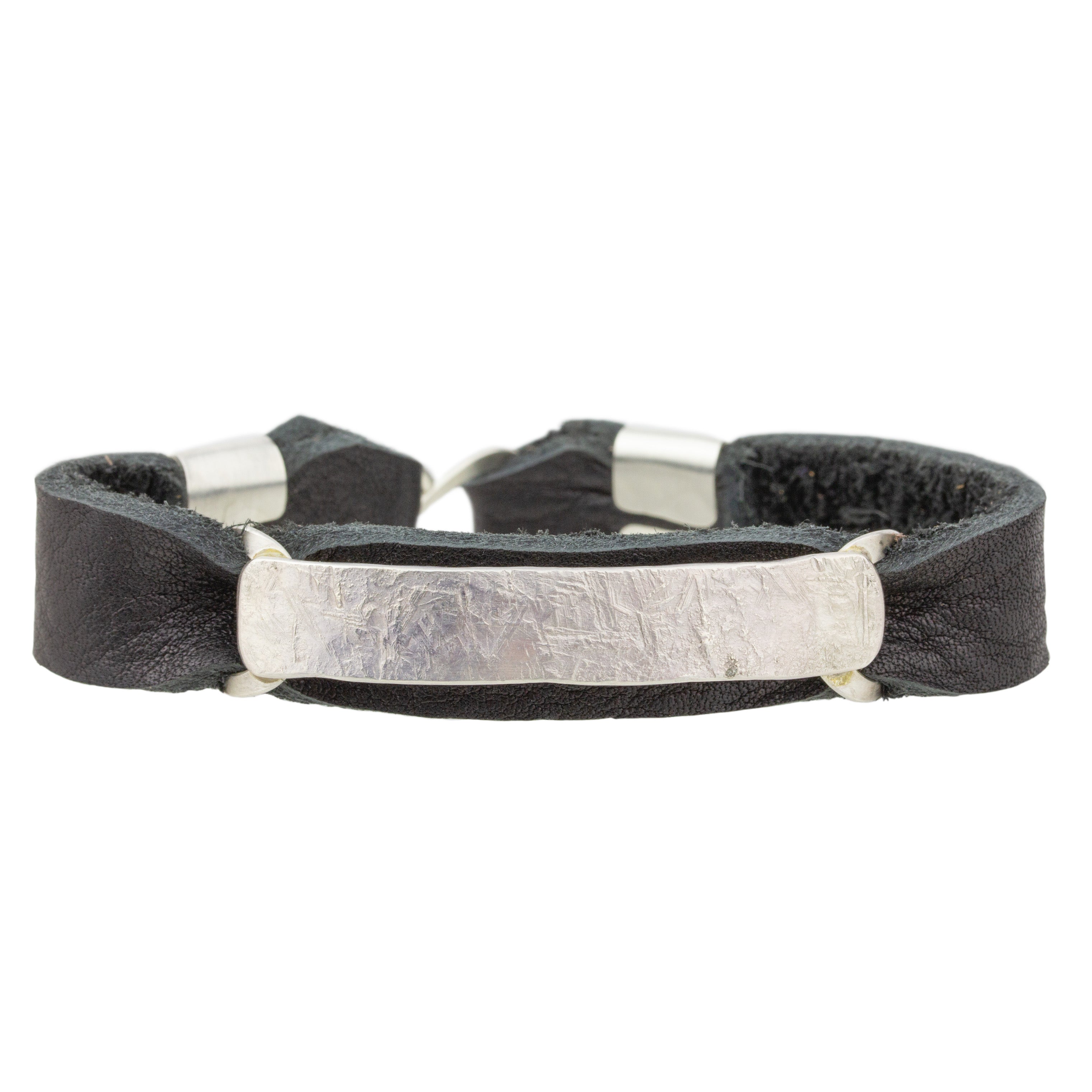 Leather ID Bracelet-Glacier Lily