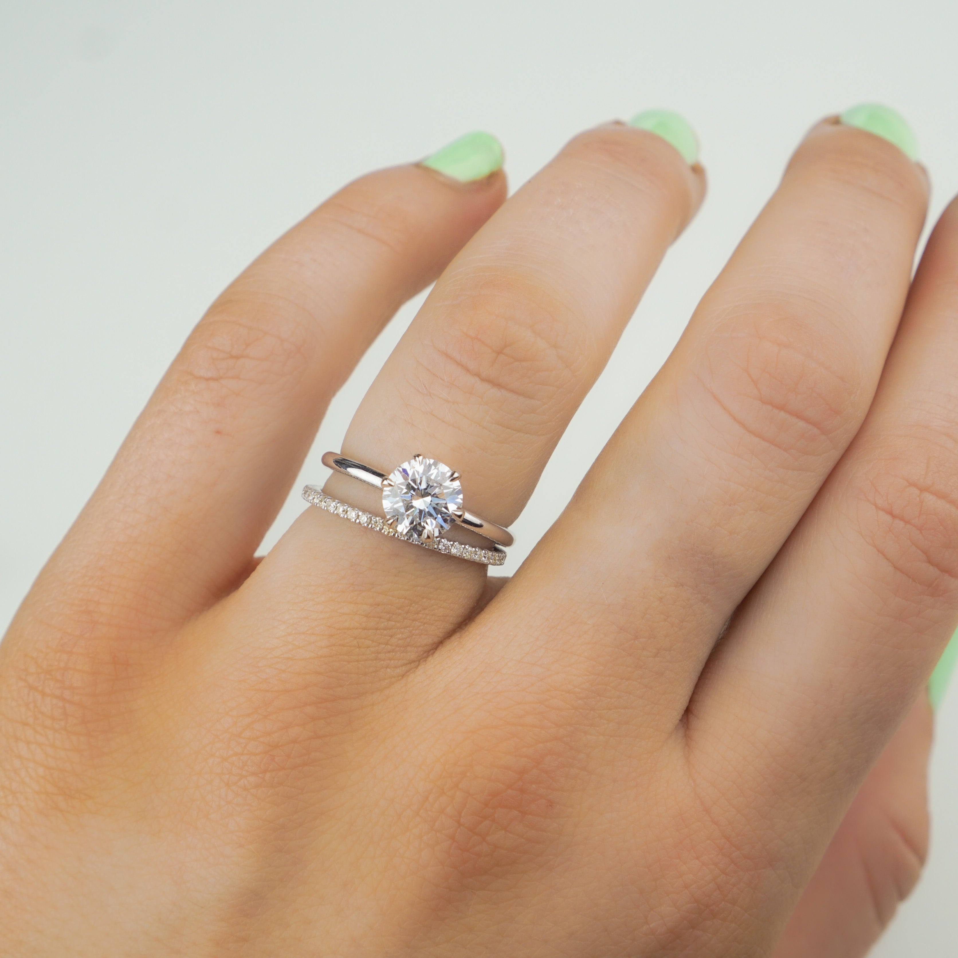 Odo Half Eternity Diamond Band-ILA