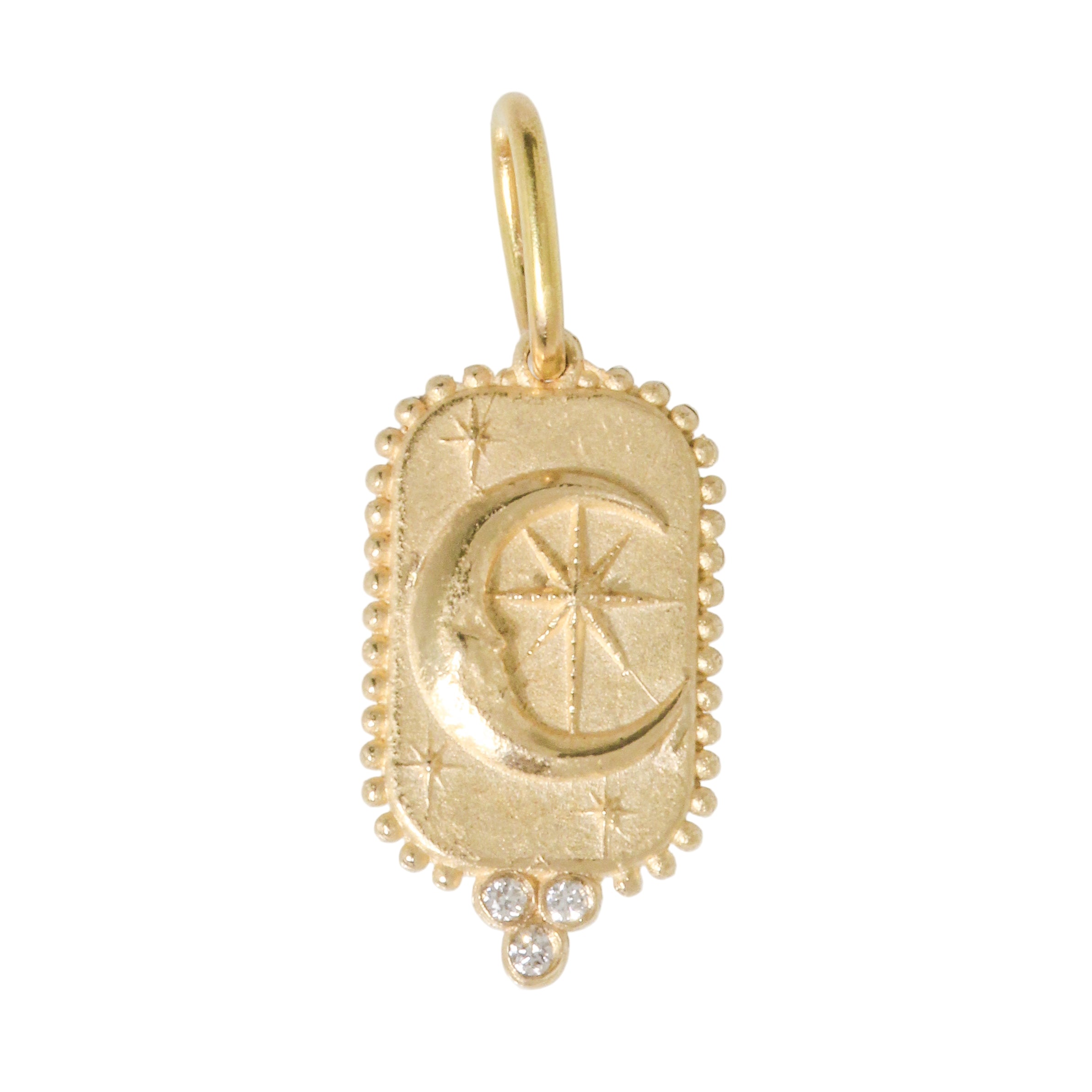 14K Moon + Star Tag Charm-Erica Molinari