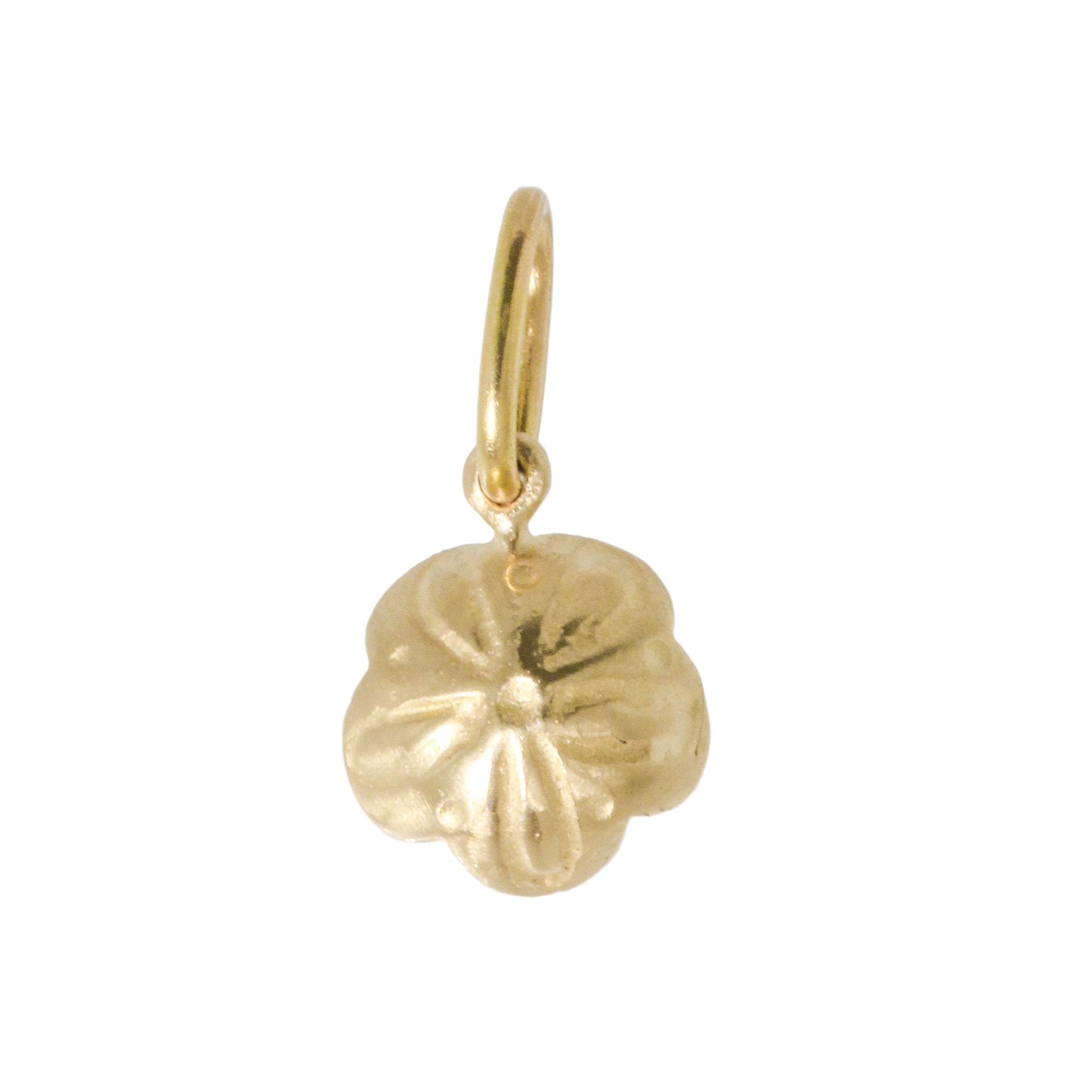 14K Tiny Diamond Flower Charm-Erica Molinari
