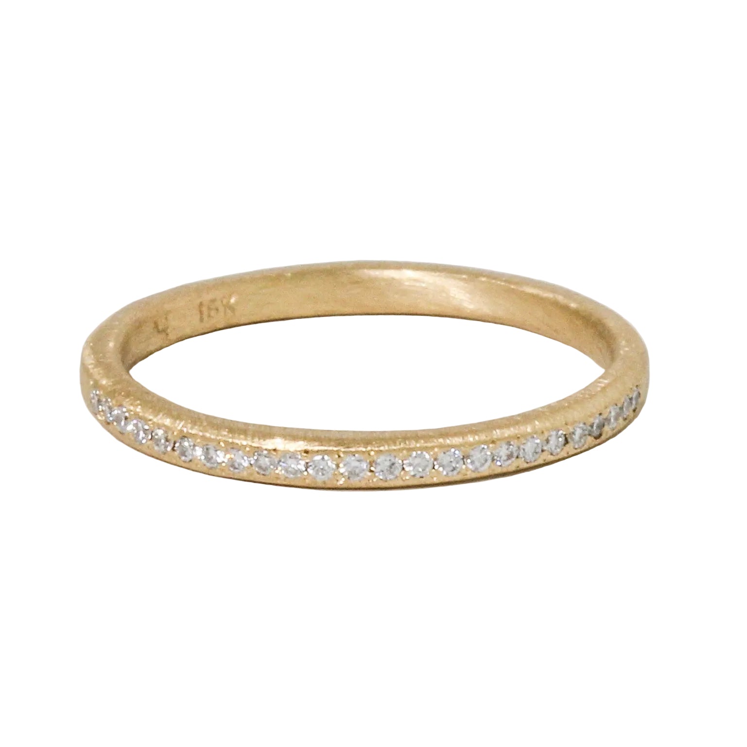 1.8mm Pave Diamond Band-Yasuko Azuma