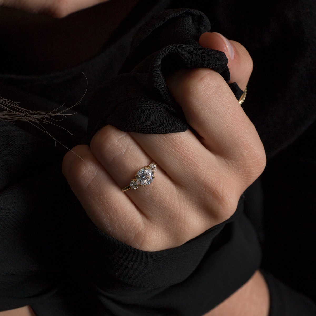 3 Diamond Engagement Ring-Unbridaled Collective