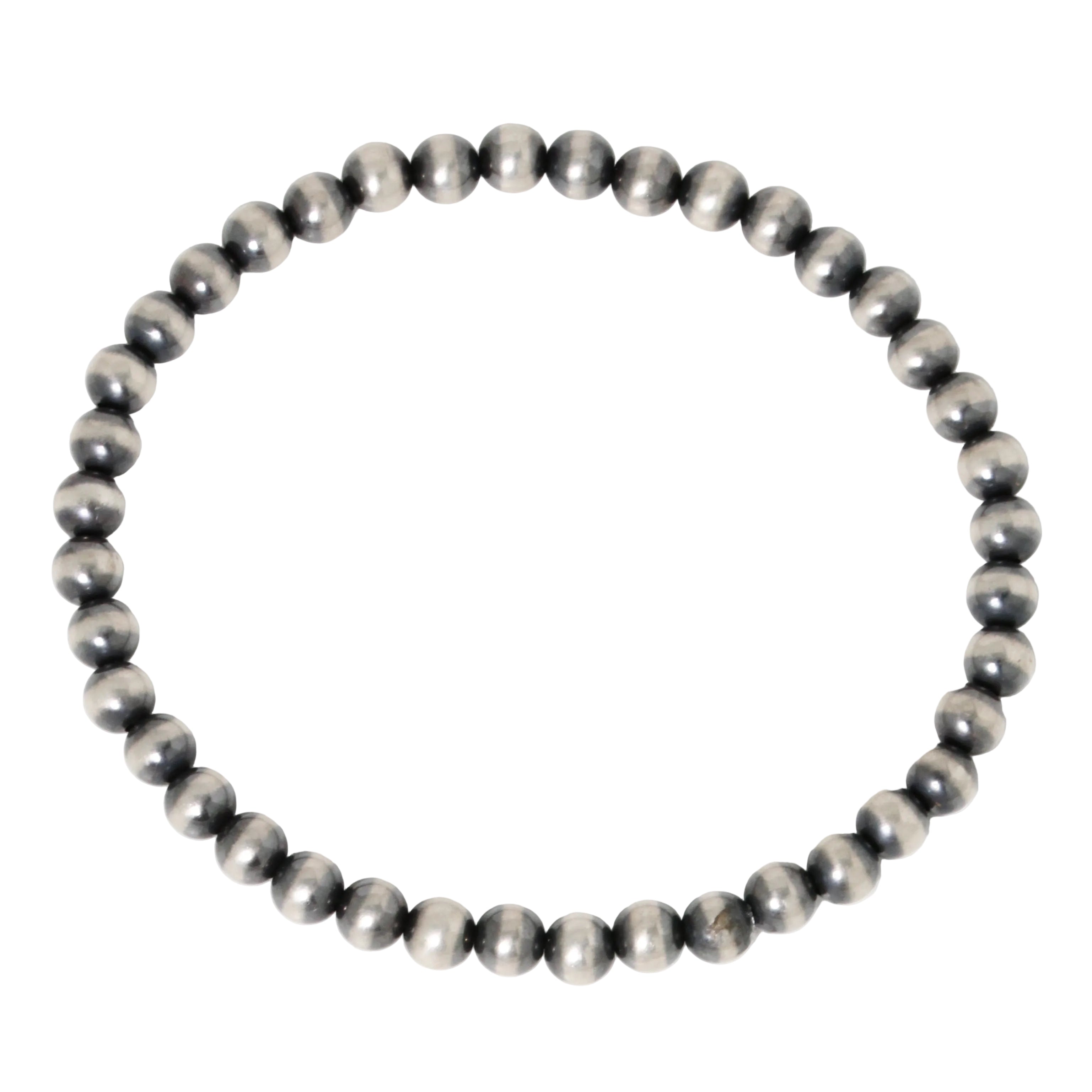 5mm Navajo Pearl Bead Bracelet-Southwest