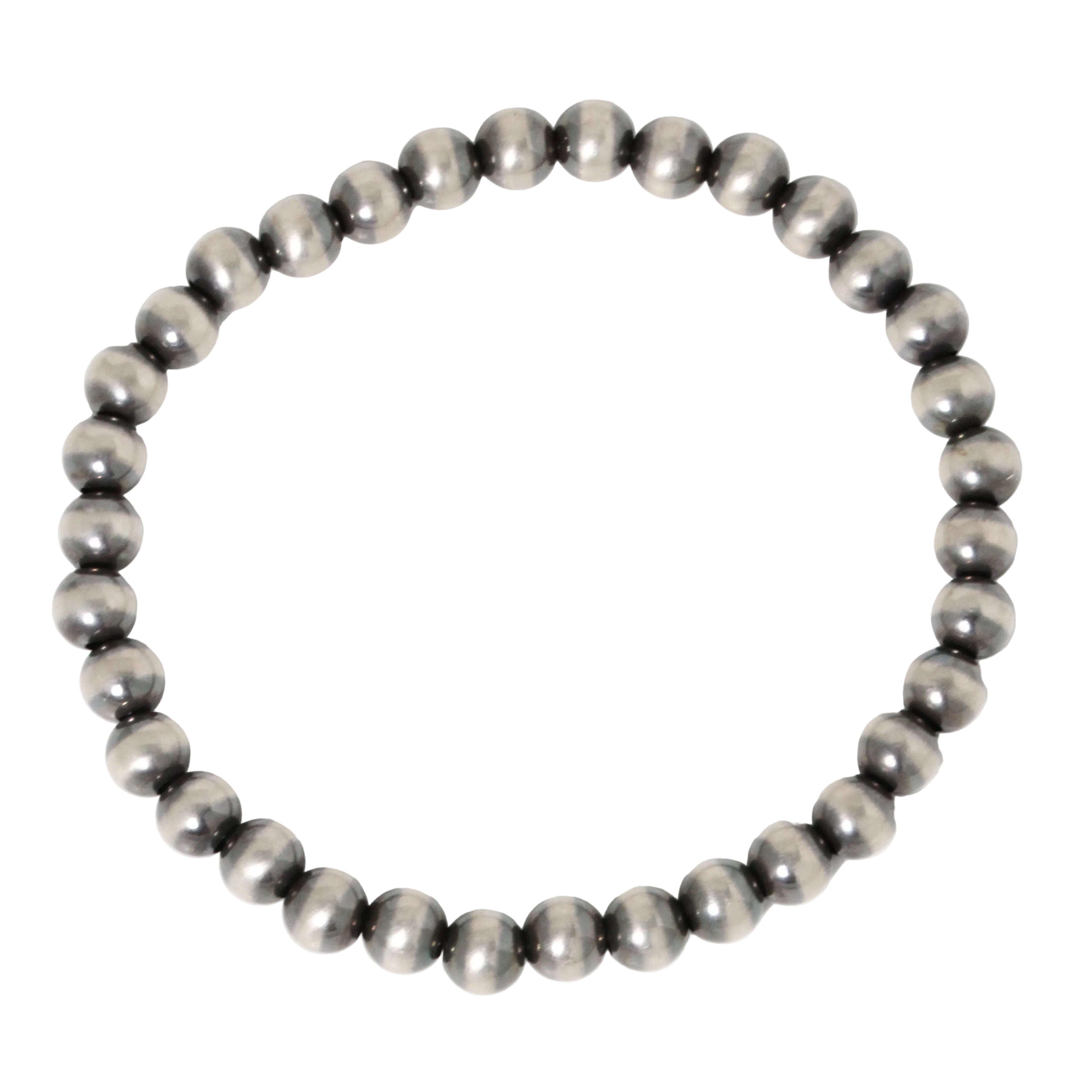 6mm Navajo Pearl Bead Bracelet-Southwest