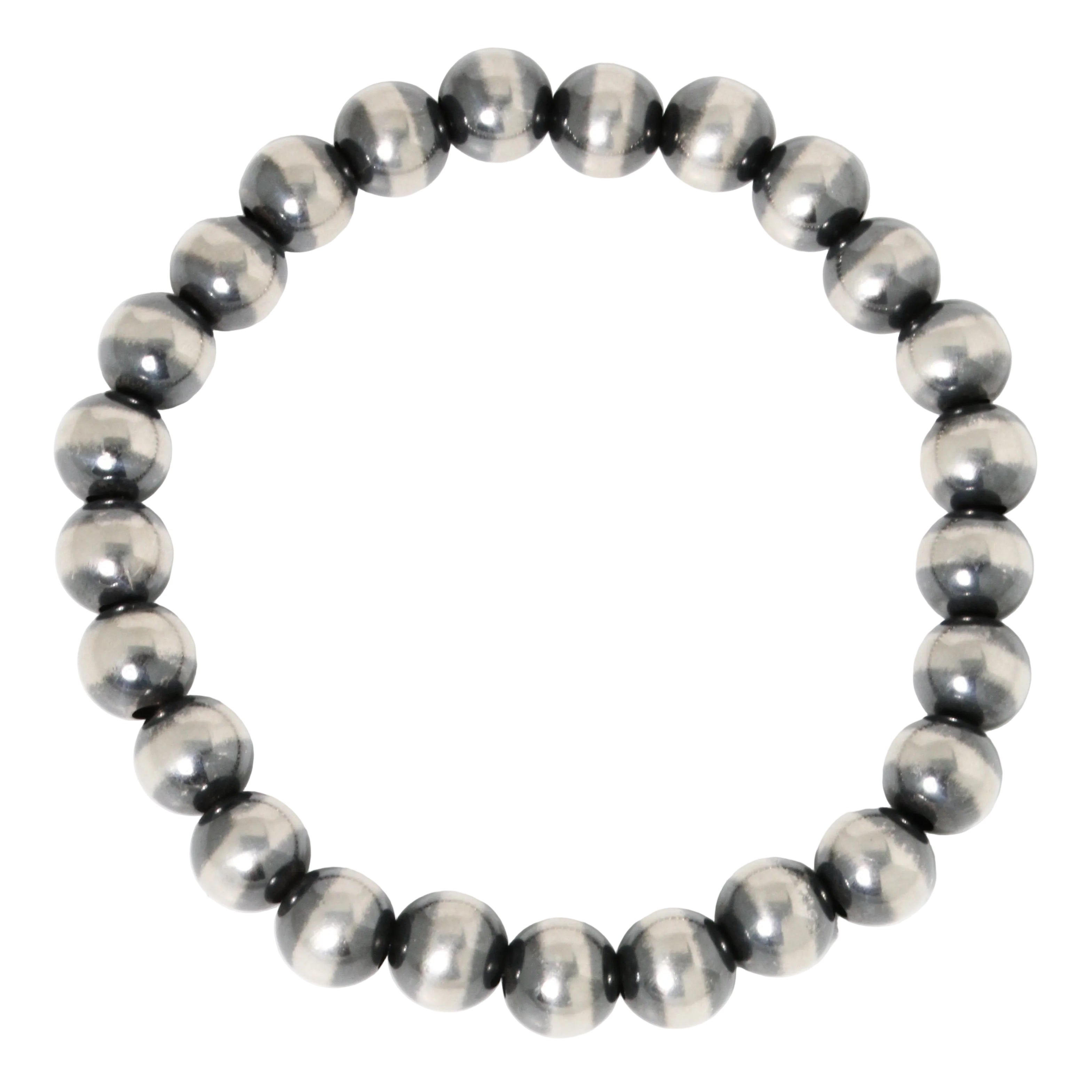 8mm Navajo Pearl Bead Bracelet-Southwest