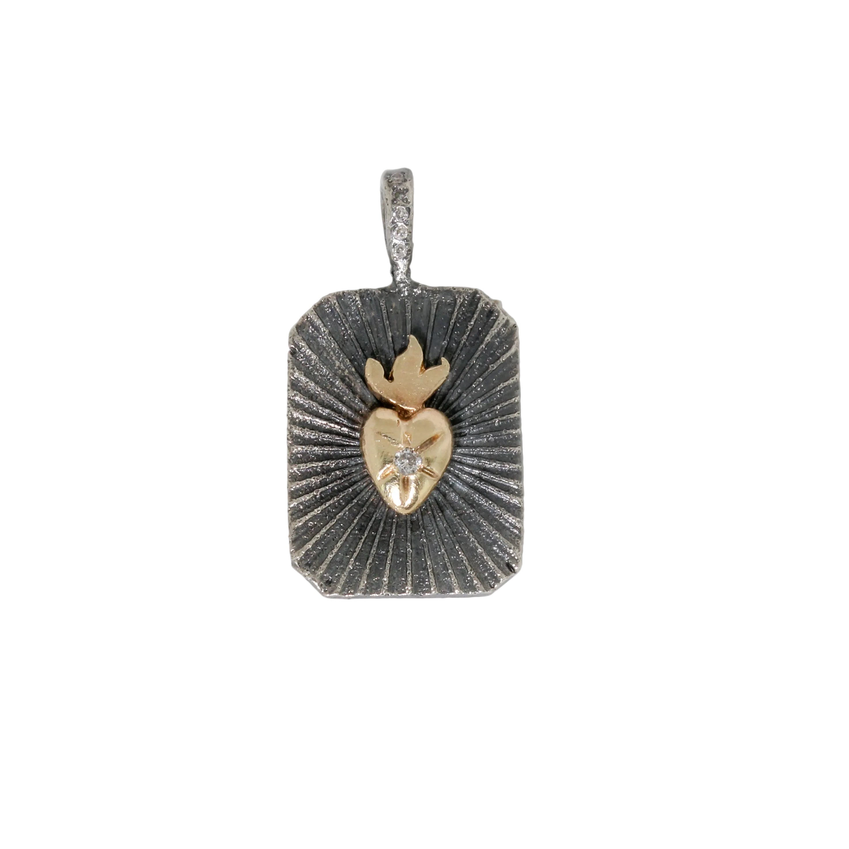 Acanthus-Sacred-Heart-Aura-Tag-pendant 