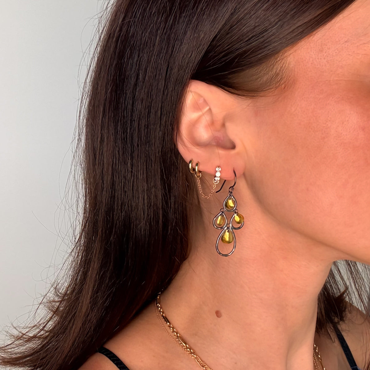 Quad Teardrop Earrings
