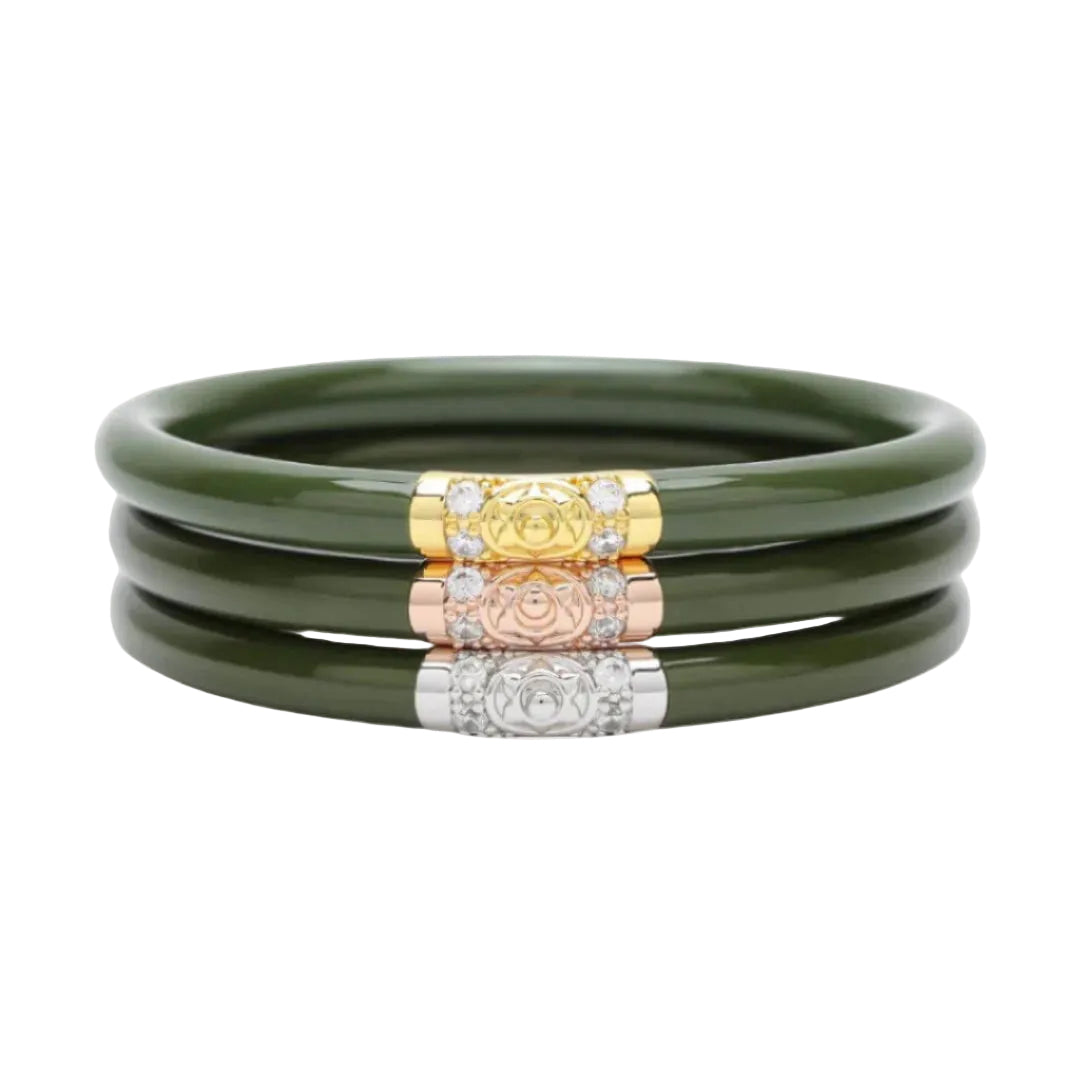 Jade - Three Kings Bangle Bracelet Set