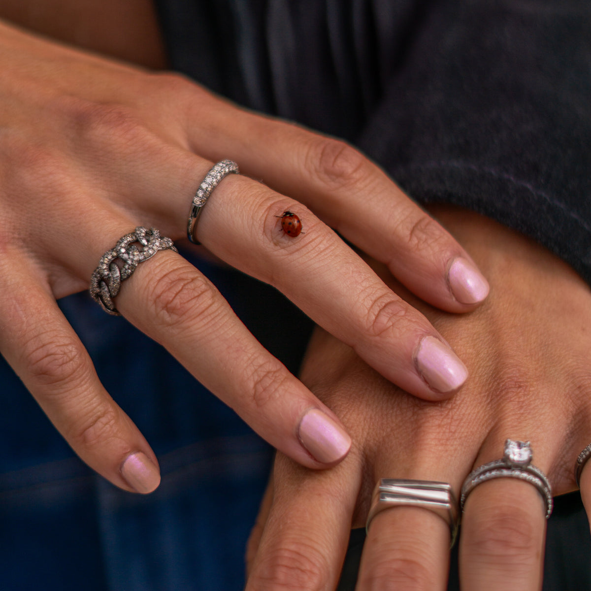 Pavé Diamond Dome Band