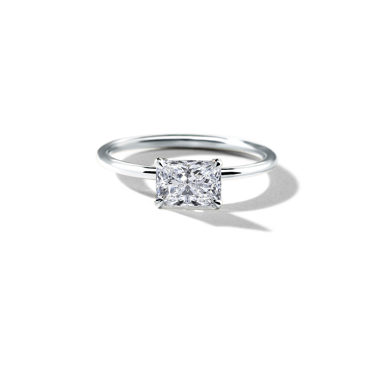 East-West Pixie Engagement Ring