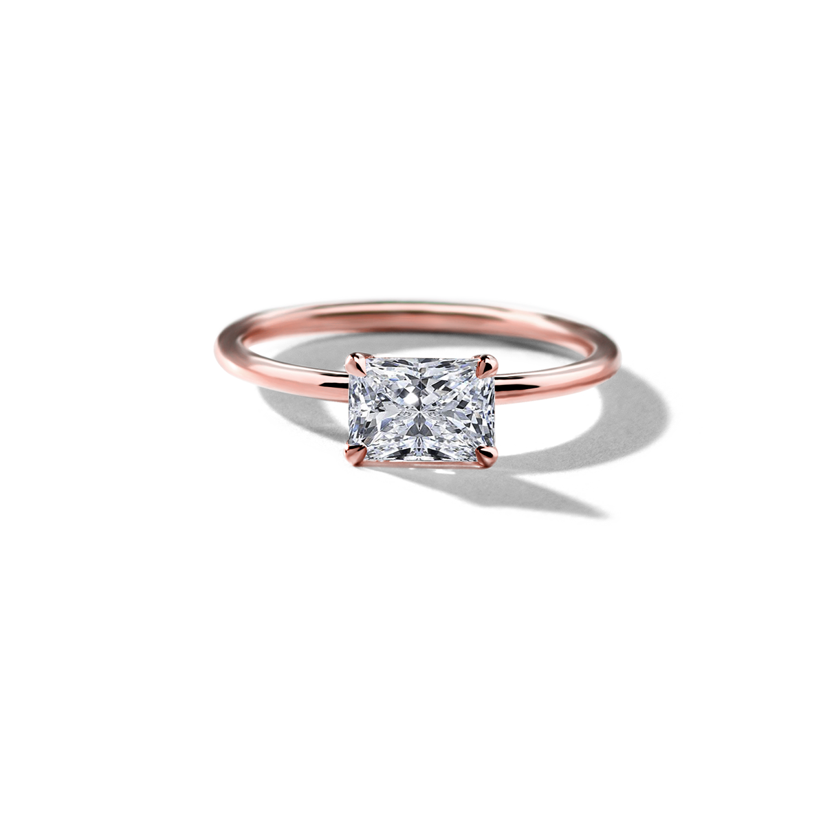 East-West Engagement Ring