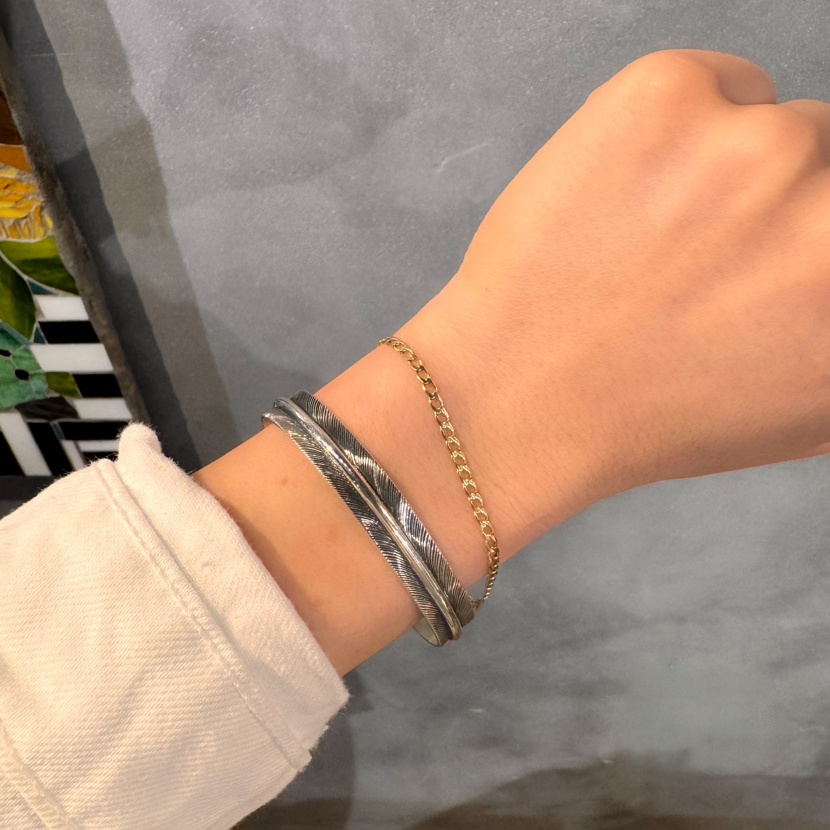Small Feather Cuff by A.Martin