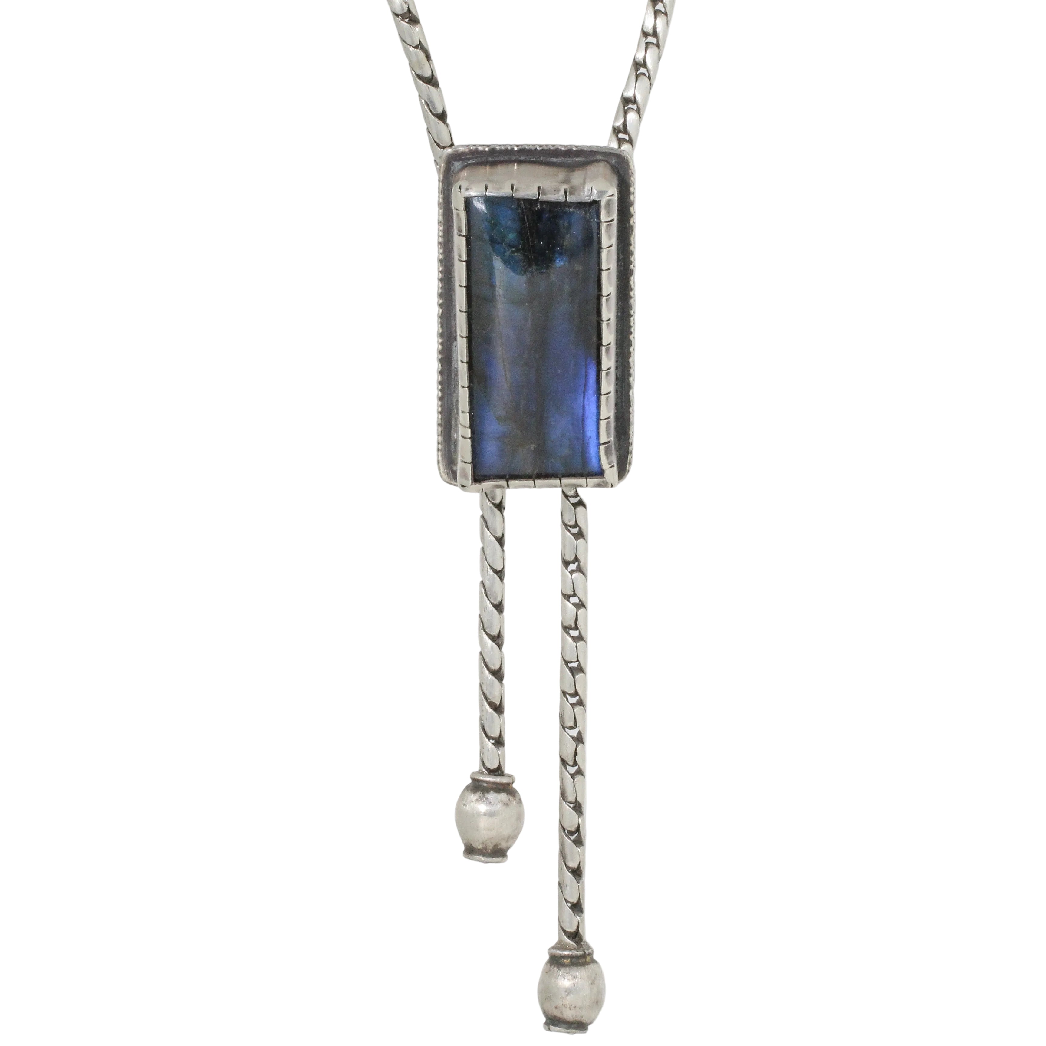 Labradorite Bolo Necklace