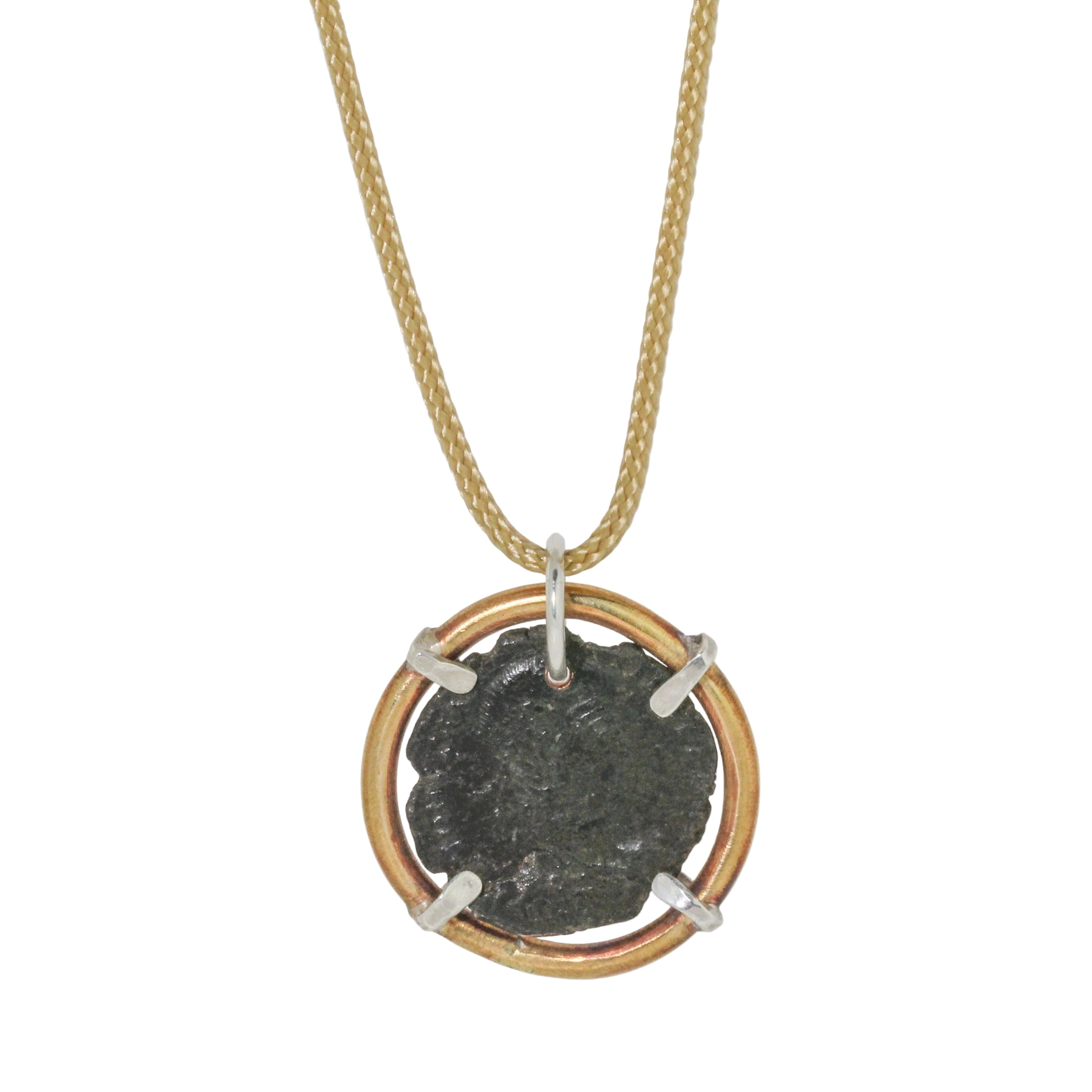 GL Roman coin necklace