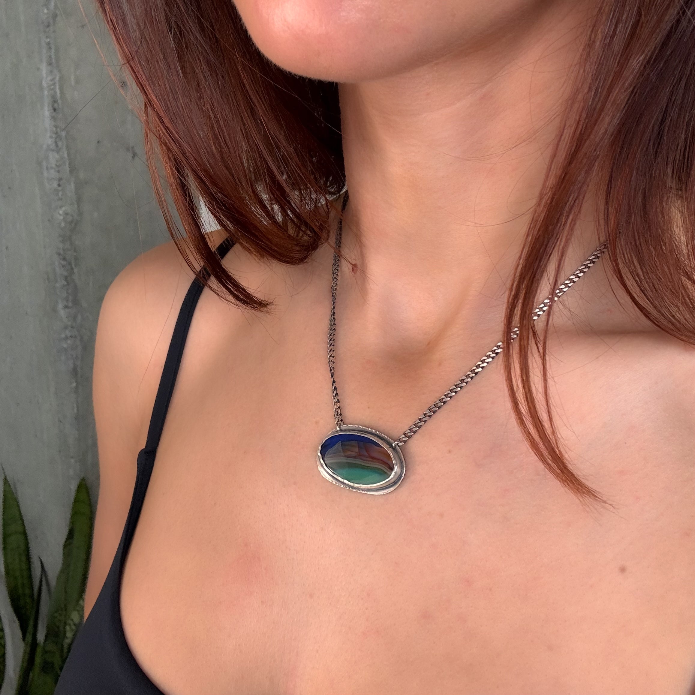 Landscape Agate Necklace