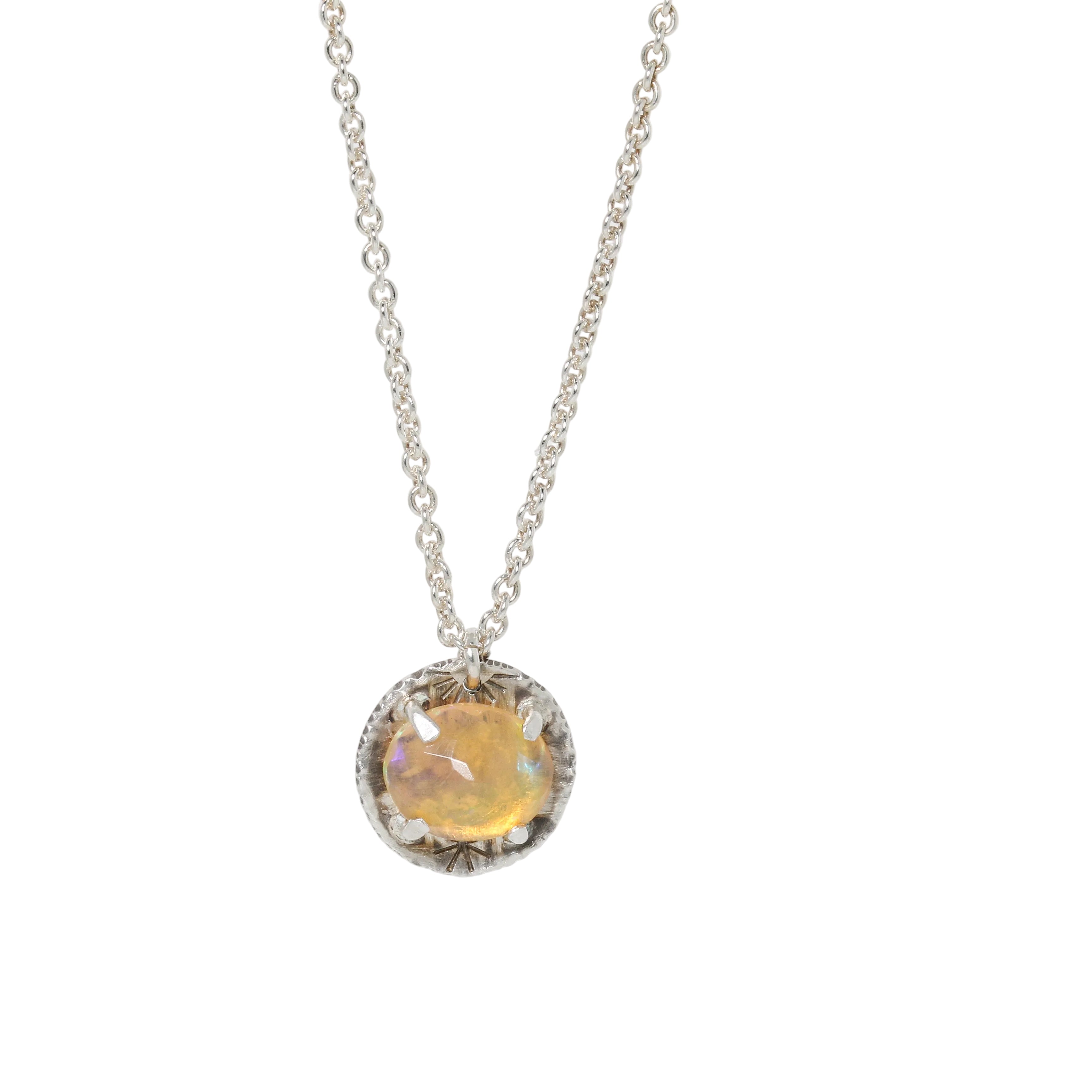 Glacier-lily-opal-neckalce