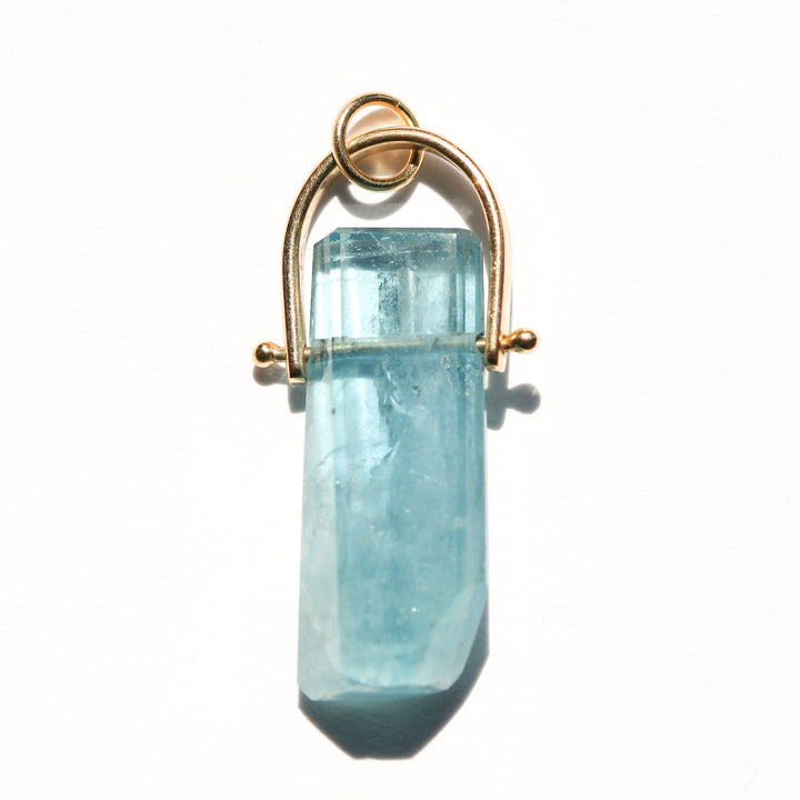 Aquamarine Stirrup Charm