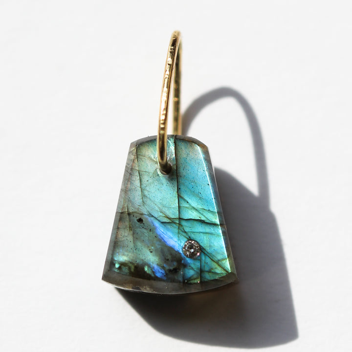 Labradorite Prism Charm