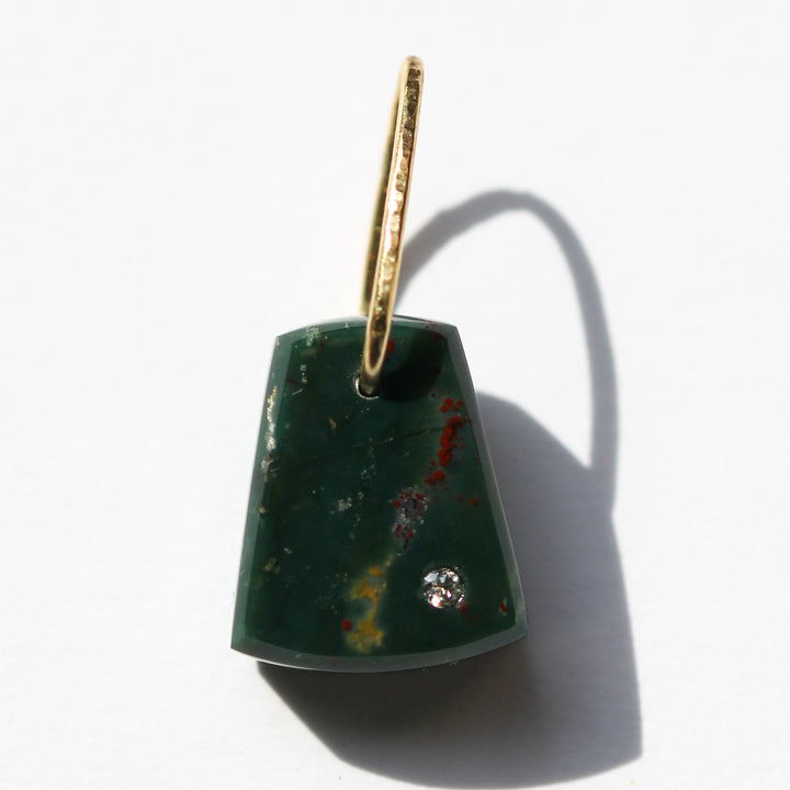 Bloodstone Prism Charm