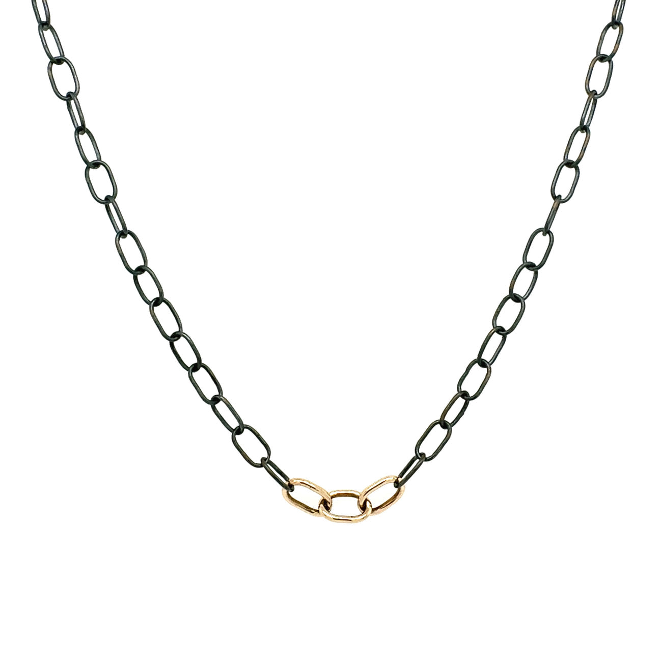 3 Link Dainty Paperclip Chain Necklace